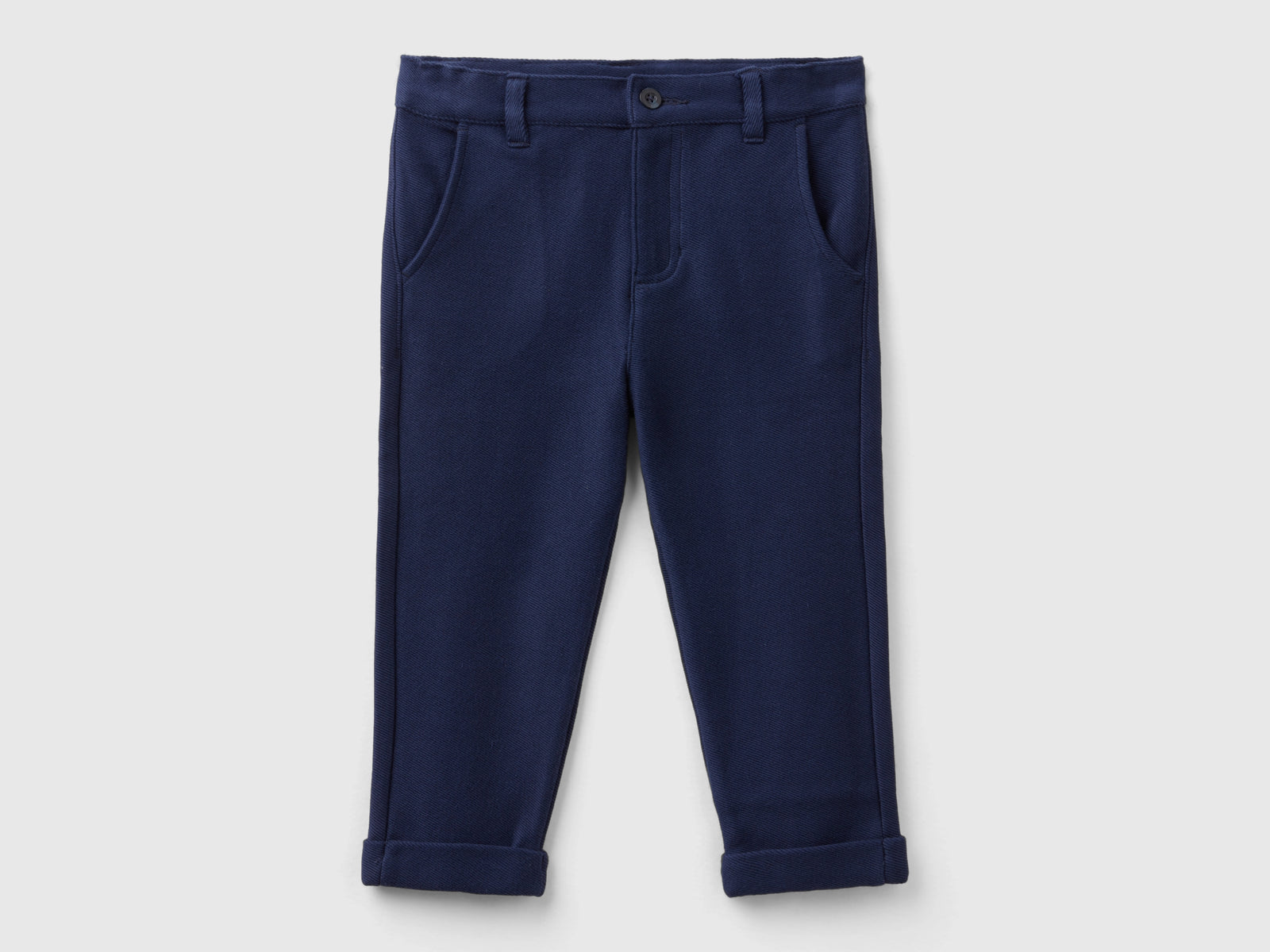 Pantaloni in felpa regular fit da bimbo blu scuro | Benetton Outlet