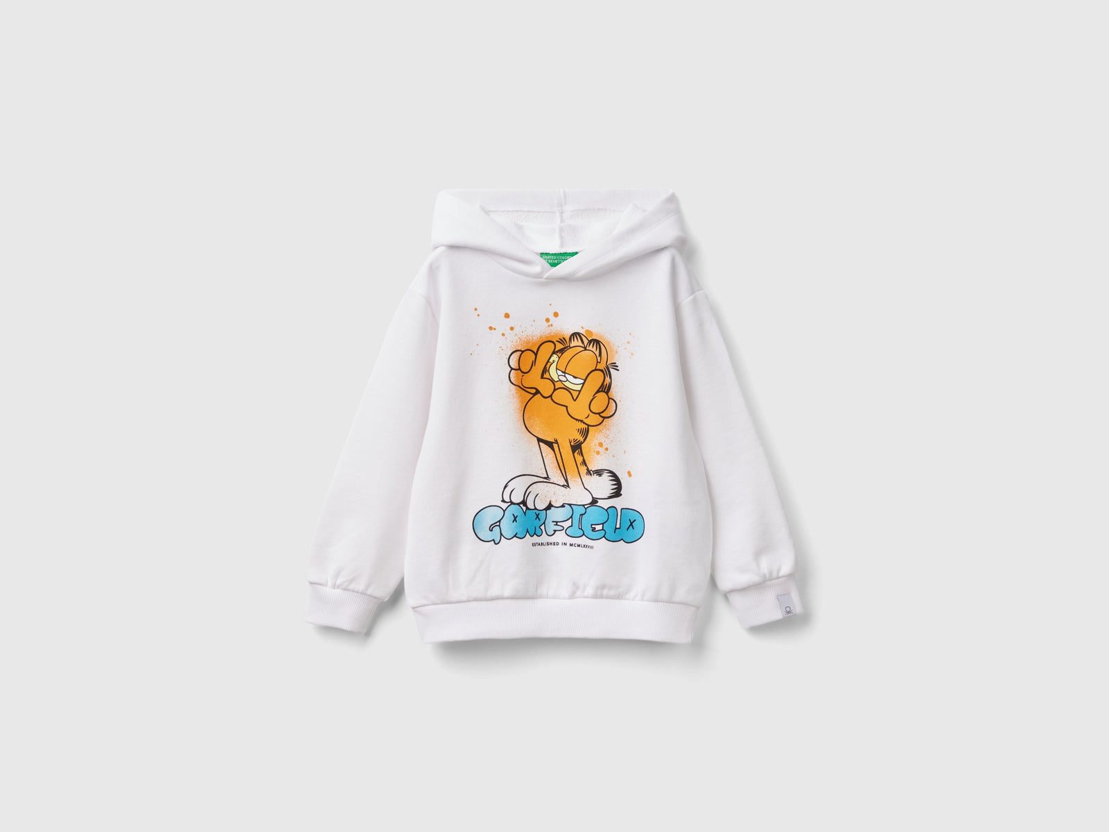 Felpa Garfield ©2024 by Paws, Inc. da bimbo bianco | Benetton Outlet