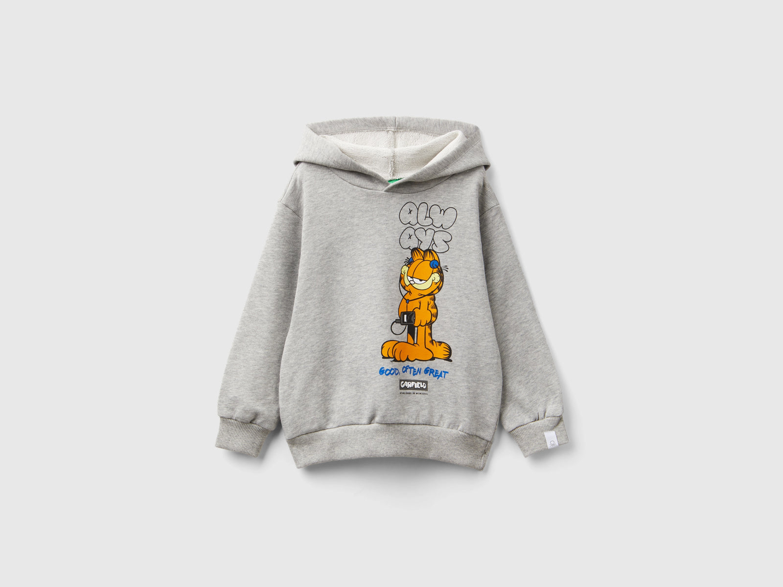 Garfield Sweatshirt ©2024 by Paws, Inc. da bimbo grigio chiaro | Benetton Outlet