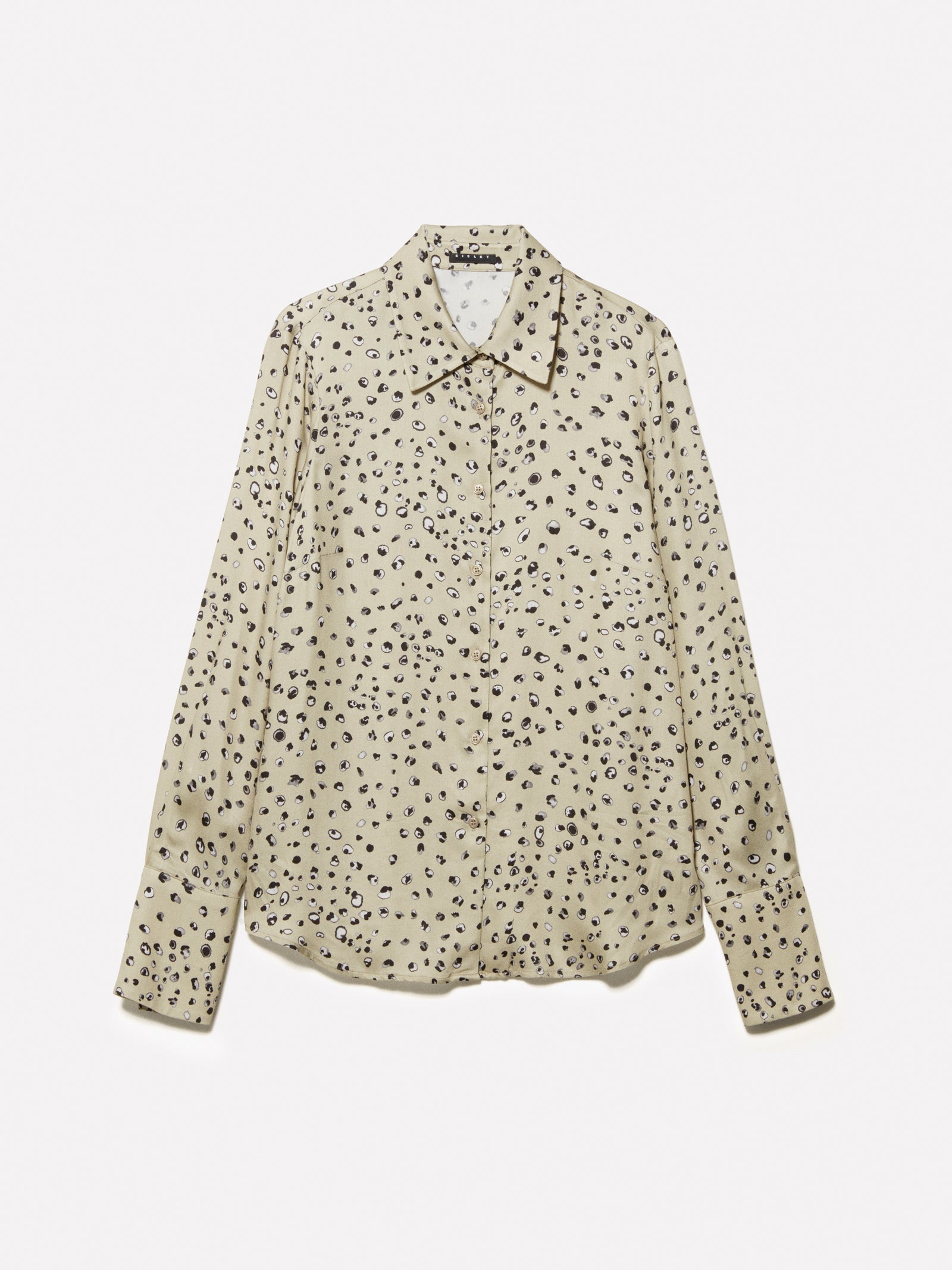 Camicia stampata da donna verde chiaro | Sisley Outlet