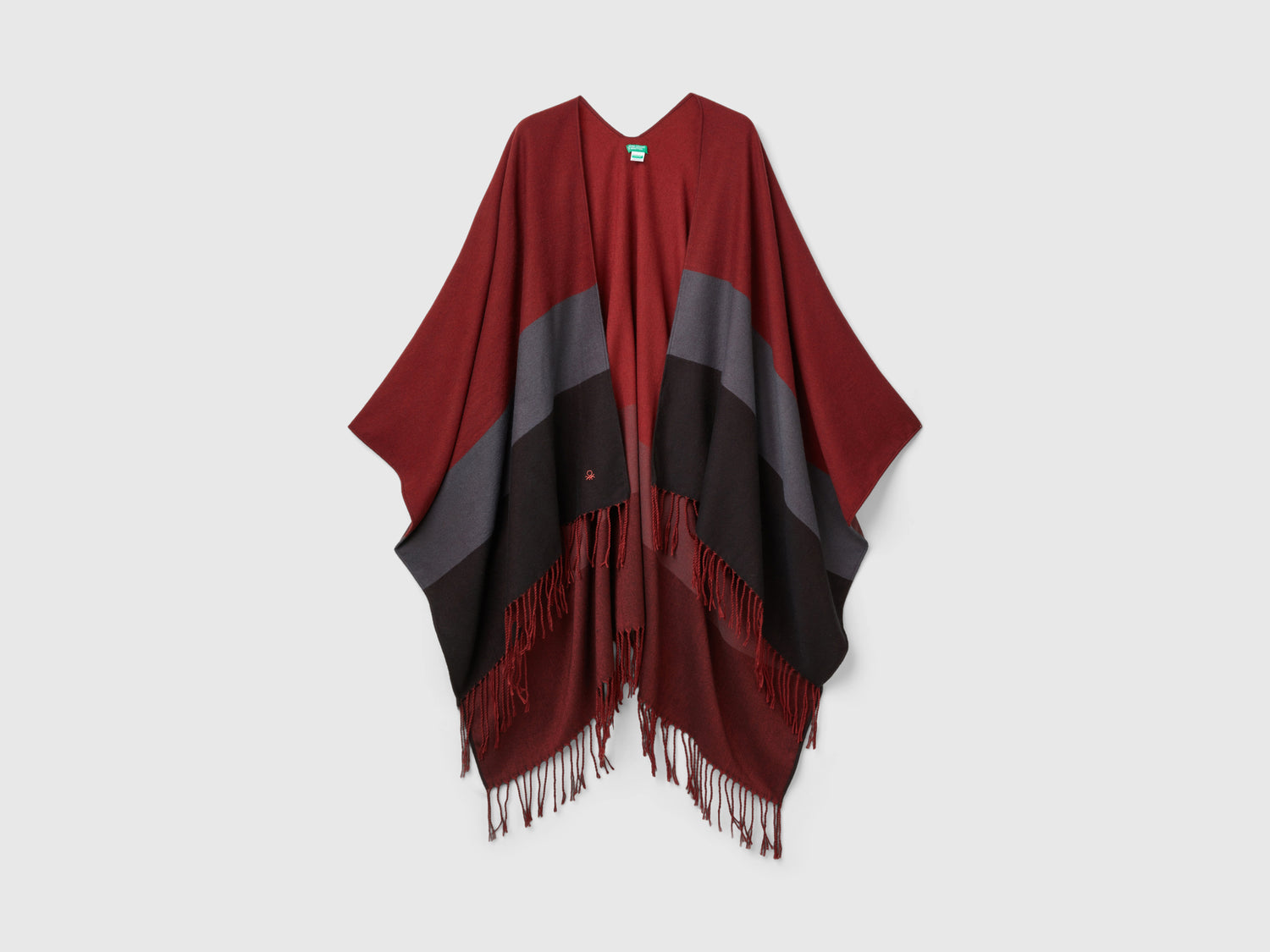 Mantella in tessuto riciclato da donna bordeaux | Benetton Outlet