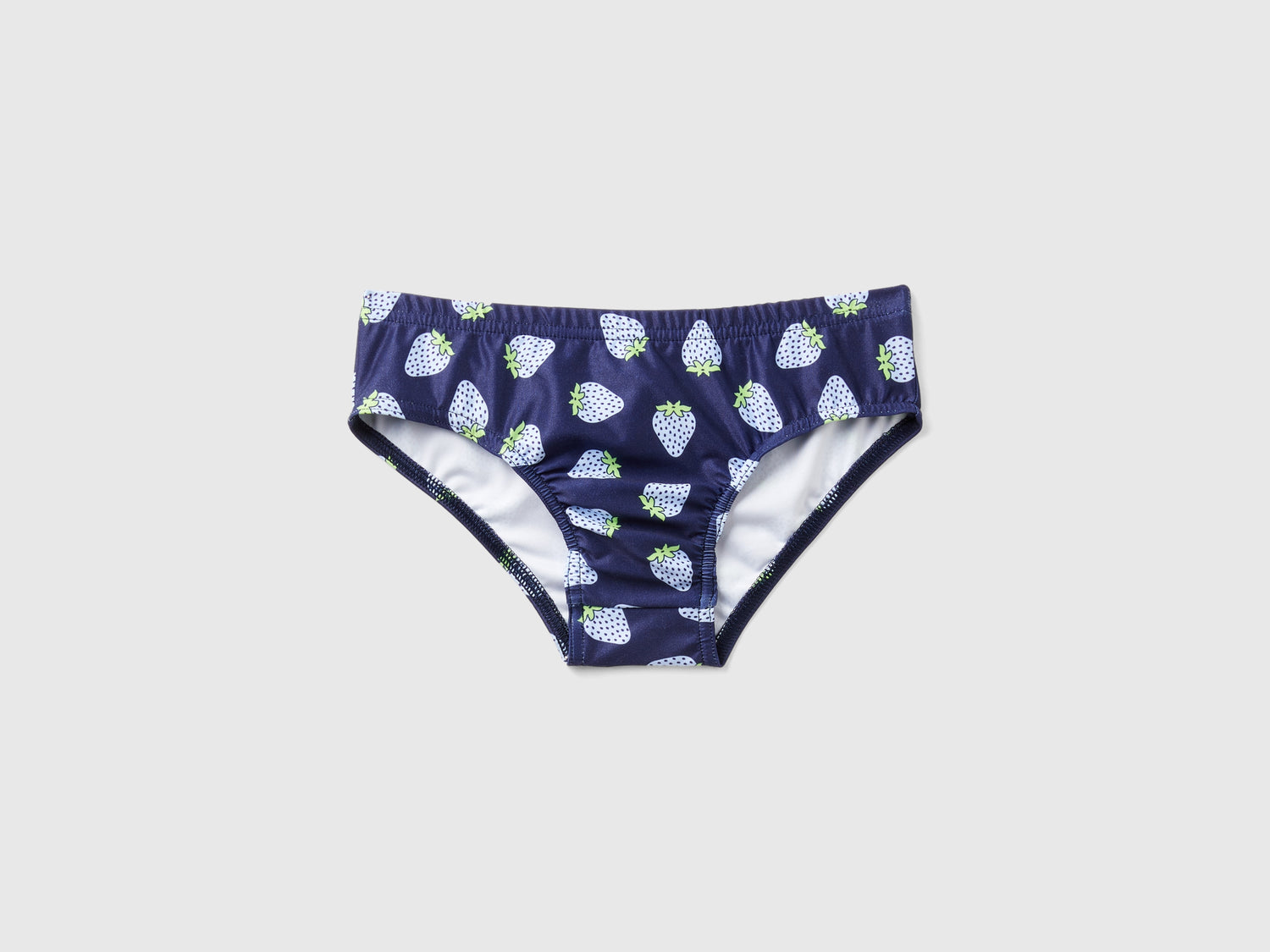 Strawberry pattern swim briefs da bambino blu scuro | Benetton Outlet
