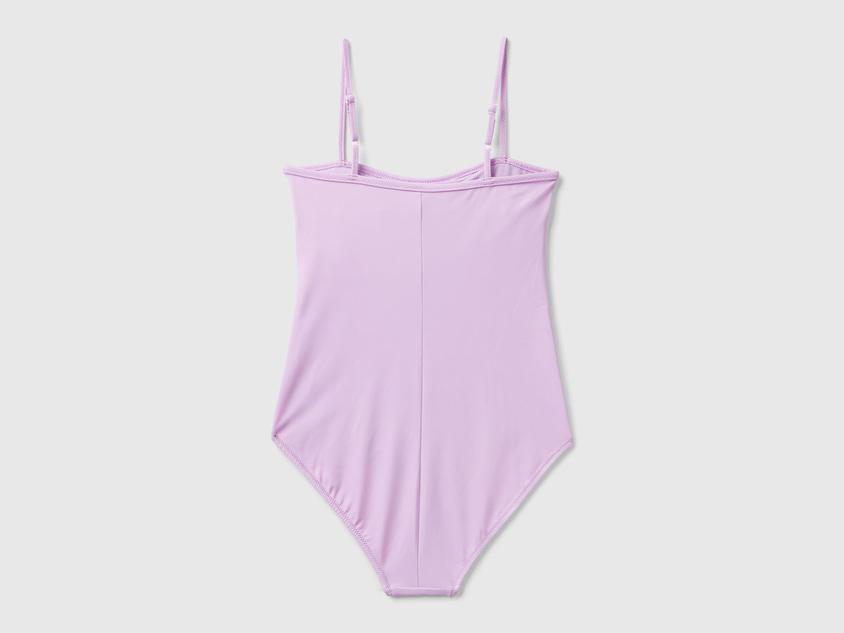 Costume intero con balze in ECONYL®