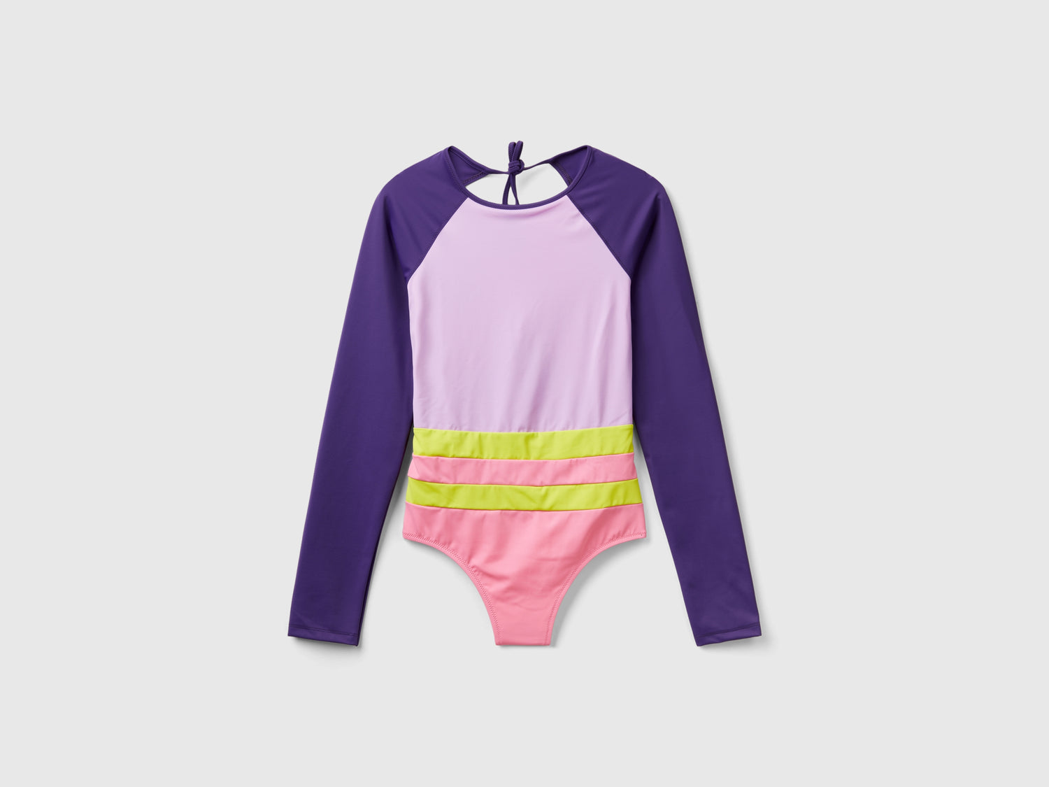 Costume a manica lunga in ECONYL® da donna multi-color | Benetton Outlet