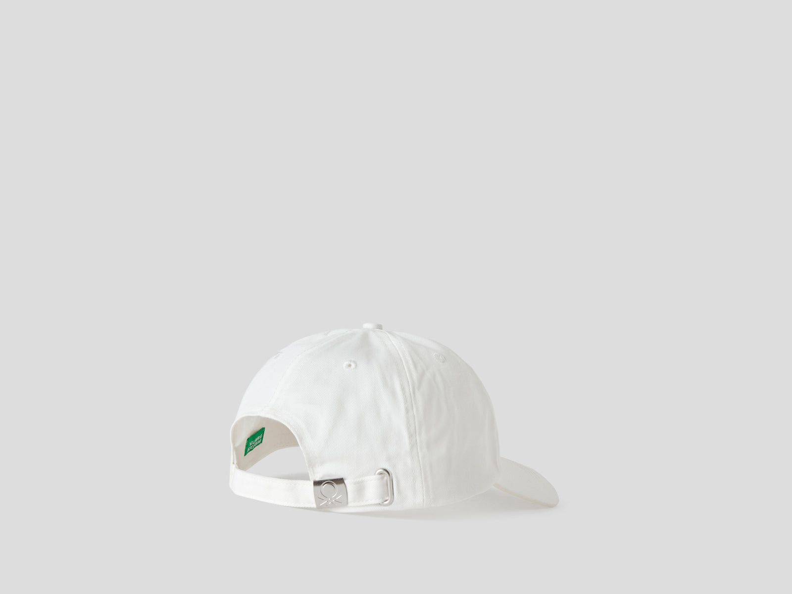 Cappellino con logo da uomo bianco 2 | Benetton Outlet
