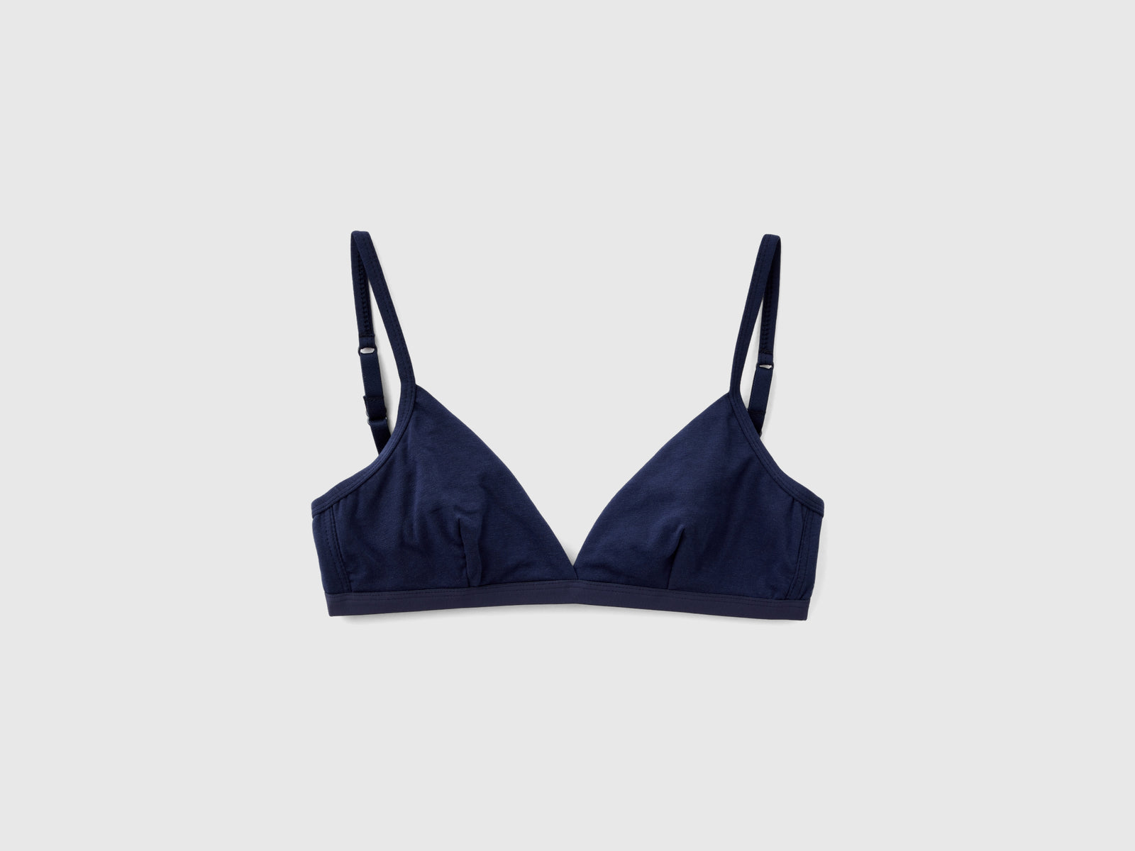 Reggiseno a triangolo super stretch da donna blu scuro | Benetton Outlet