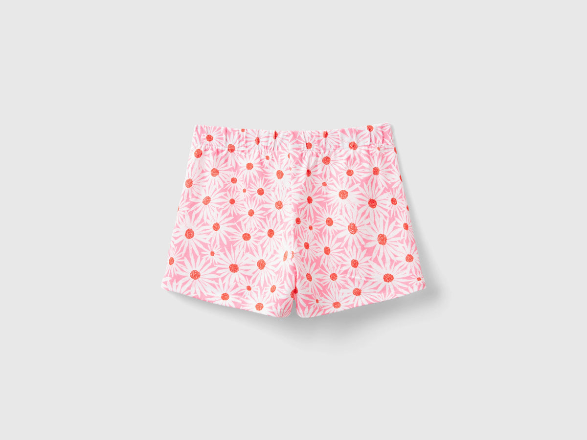 Floral Print Culotte Skirt
