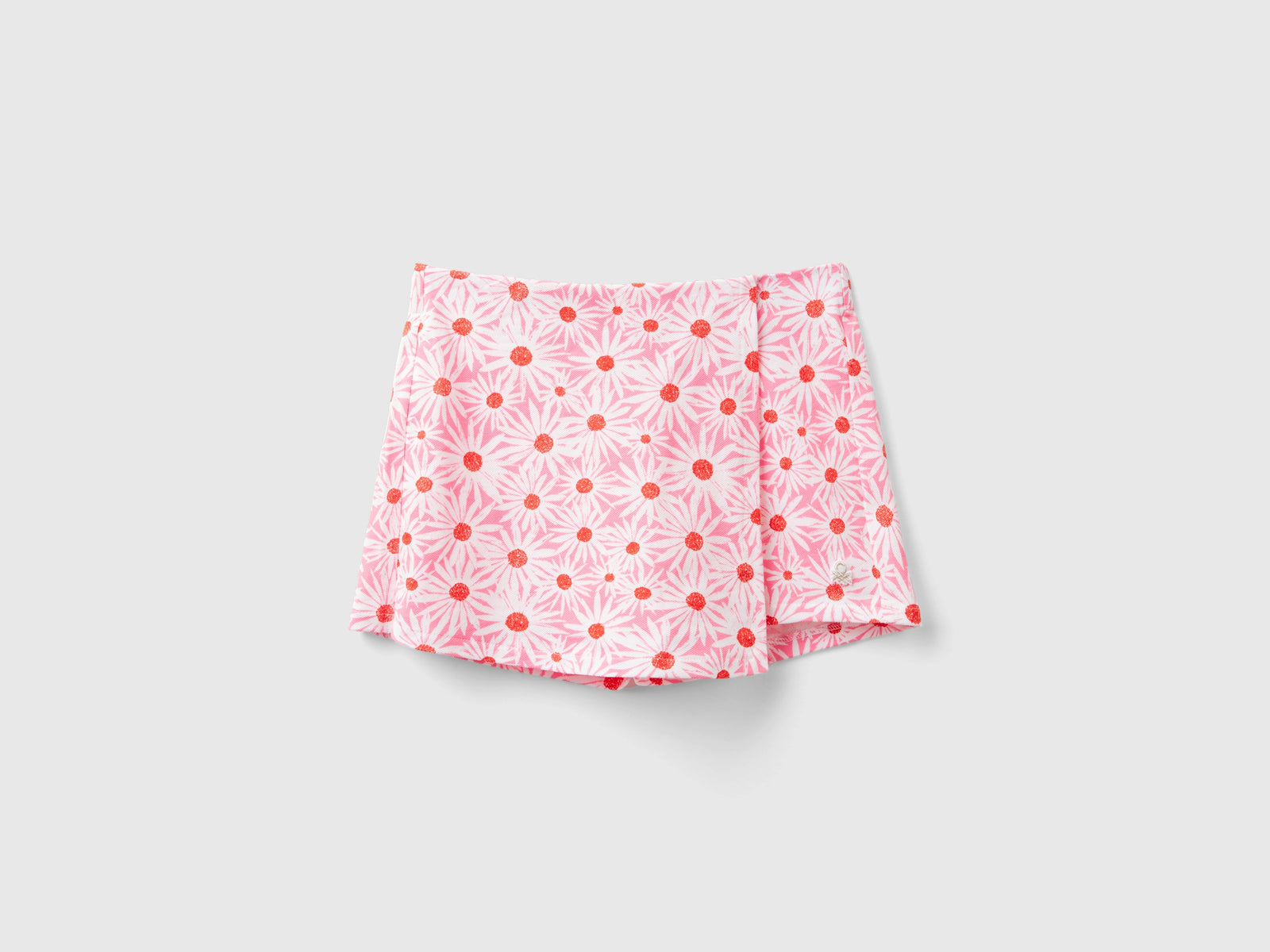 Floral Print Culotte Skirt da bambina rosa | Benetton Outlet