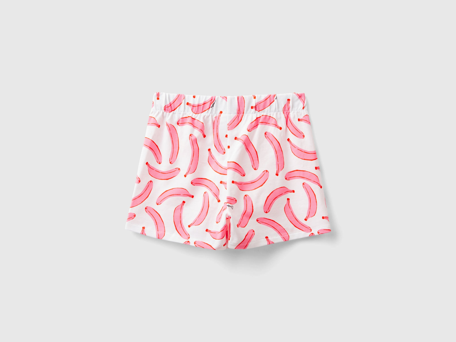 Banana pattern culottes da bambina bianco 2 | Benetton Outlet