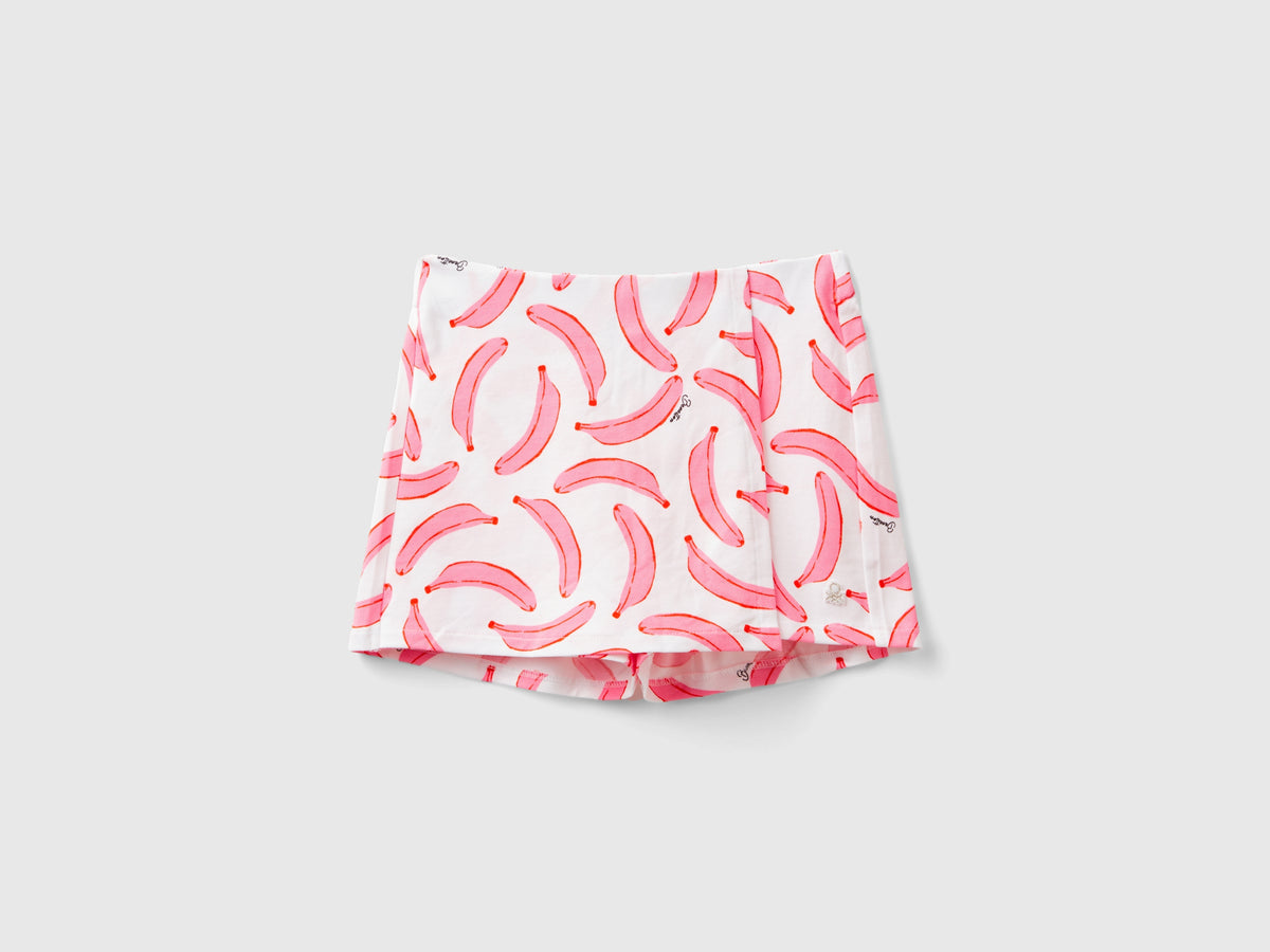 Banana pattern culottes