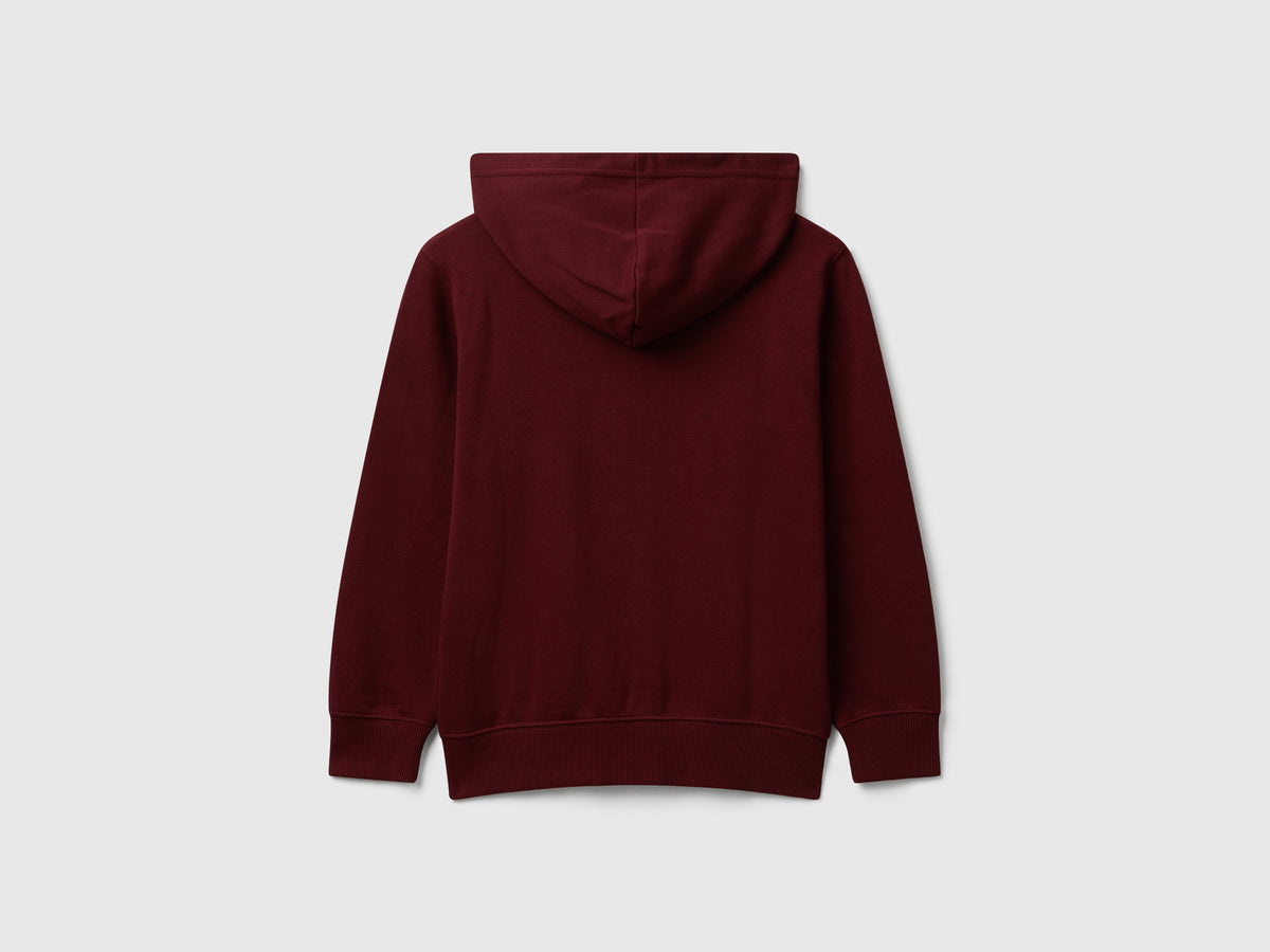 Felpa con zip e cappuccio