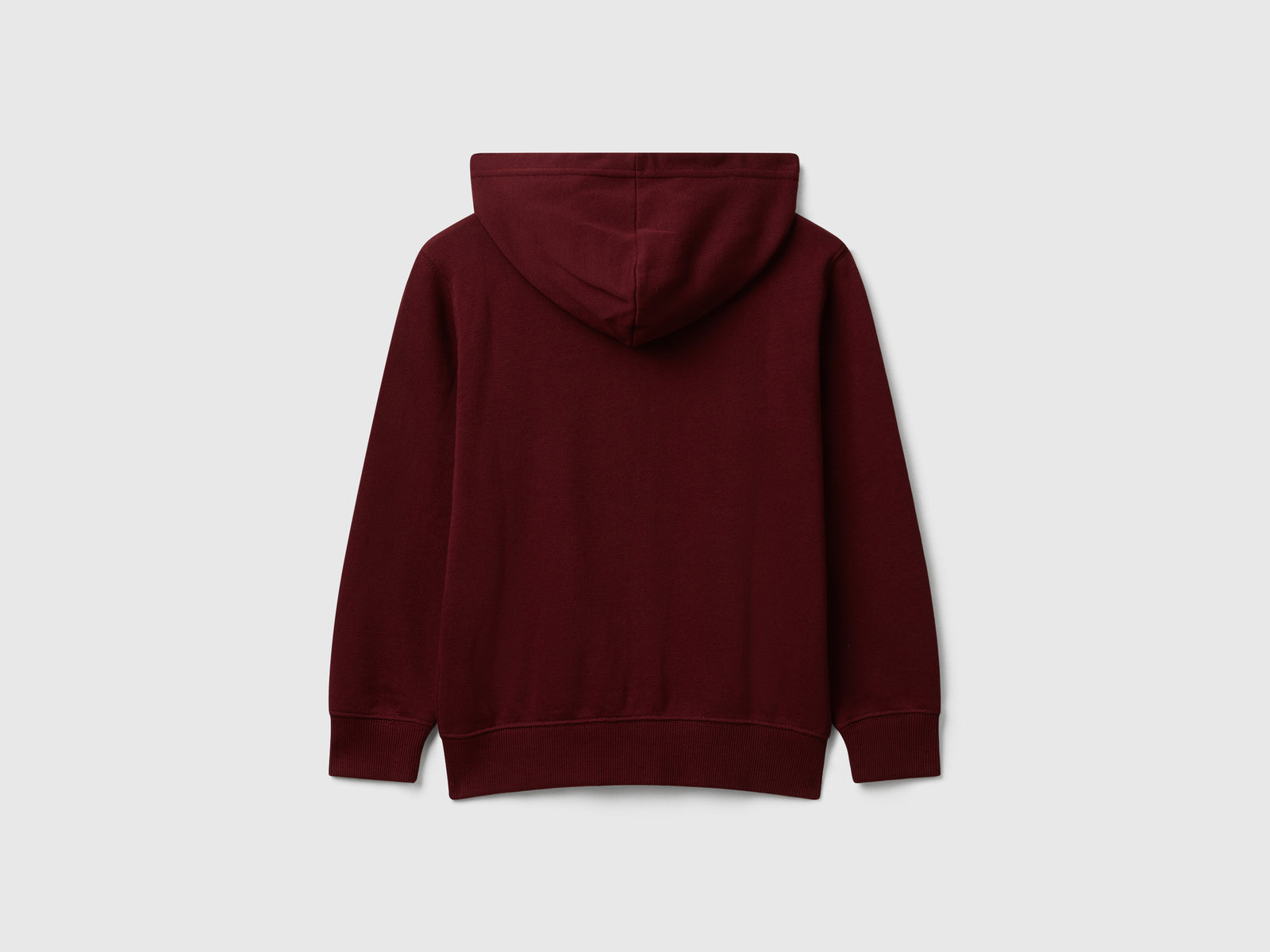 Felpa con zip e cappuccio da bambino bordeaux 2 | Benetton Outlet