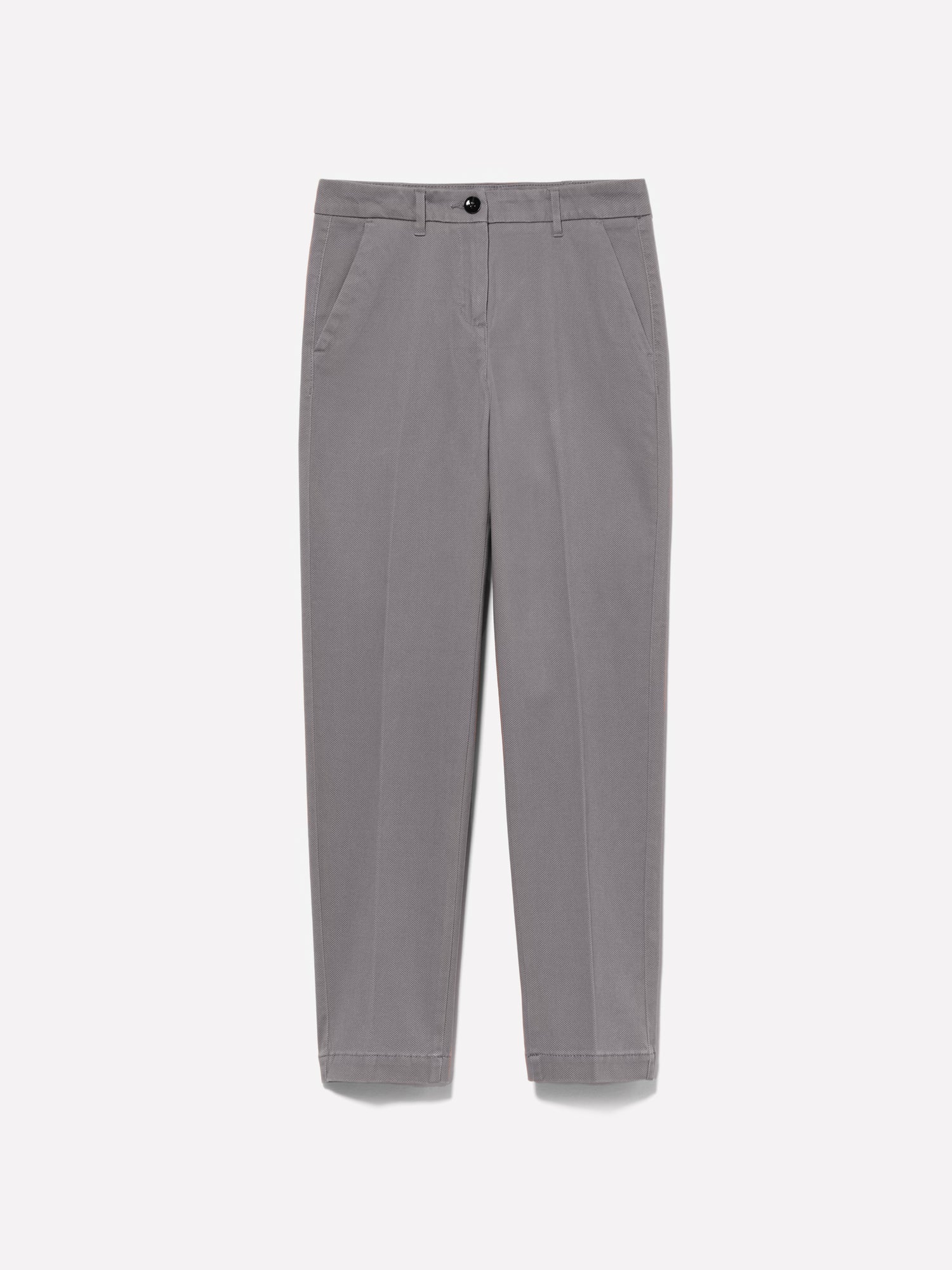 Pantaloni chino a sigaretta da donna grigio | Sisley Outlet