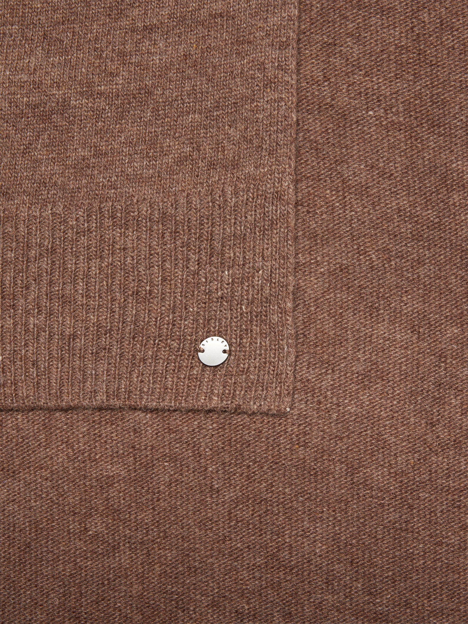 Sciarpa chiaro in maglia da uomo marrone 2 | Sisley Outlet