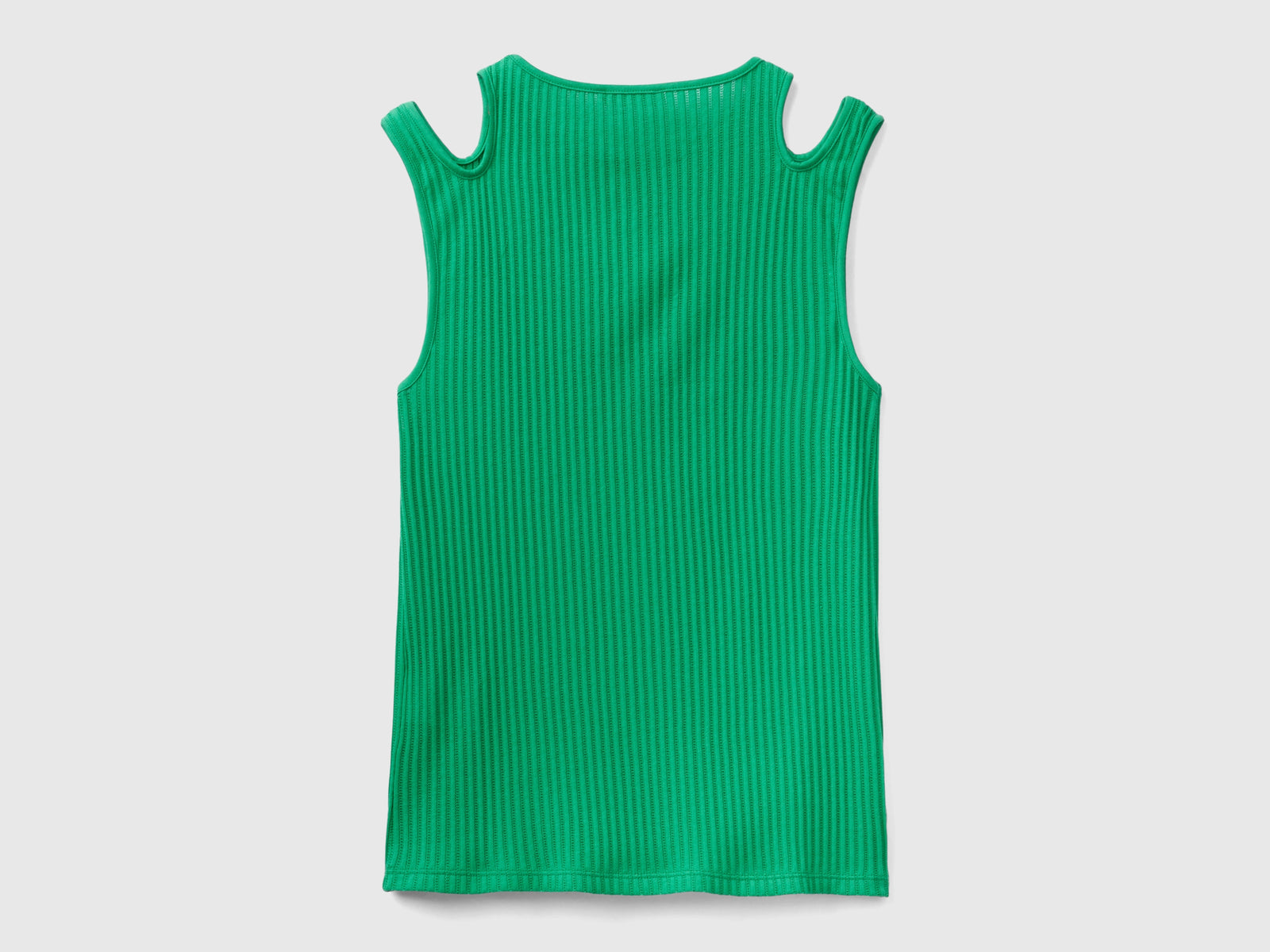 Canotta cut out slim fit da donna verde 2 | Benetton Outlet