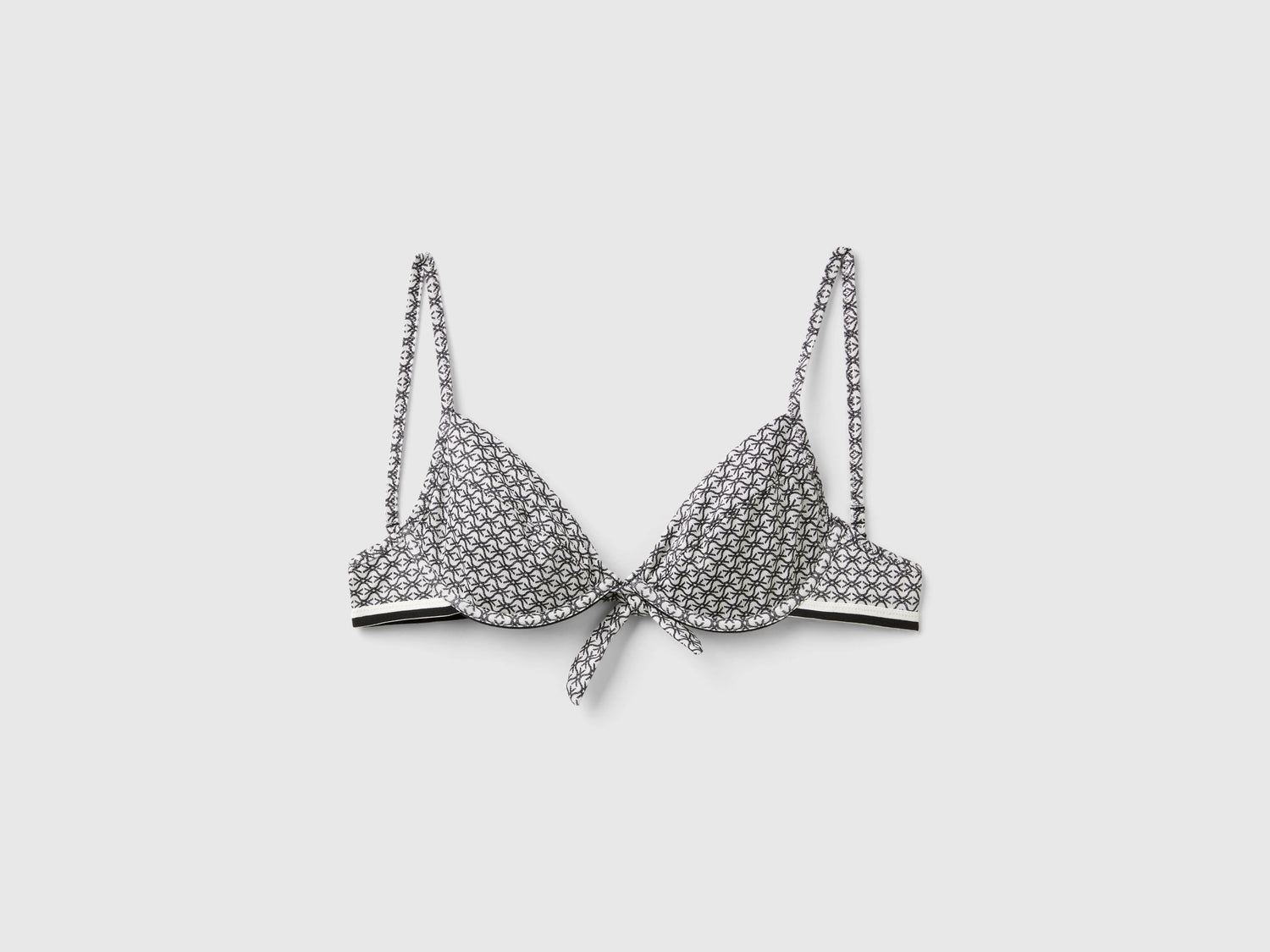 Reggiseno mare Monogram da donna nero | Benetton Outlet
