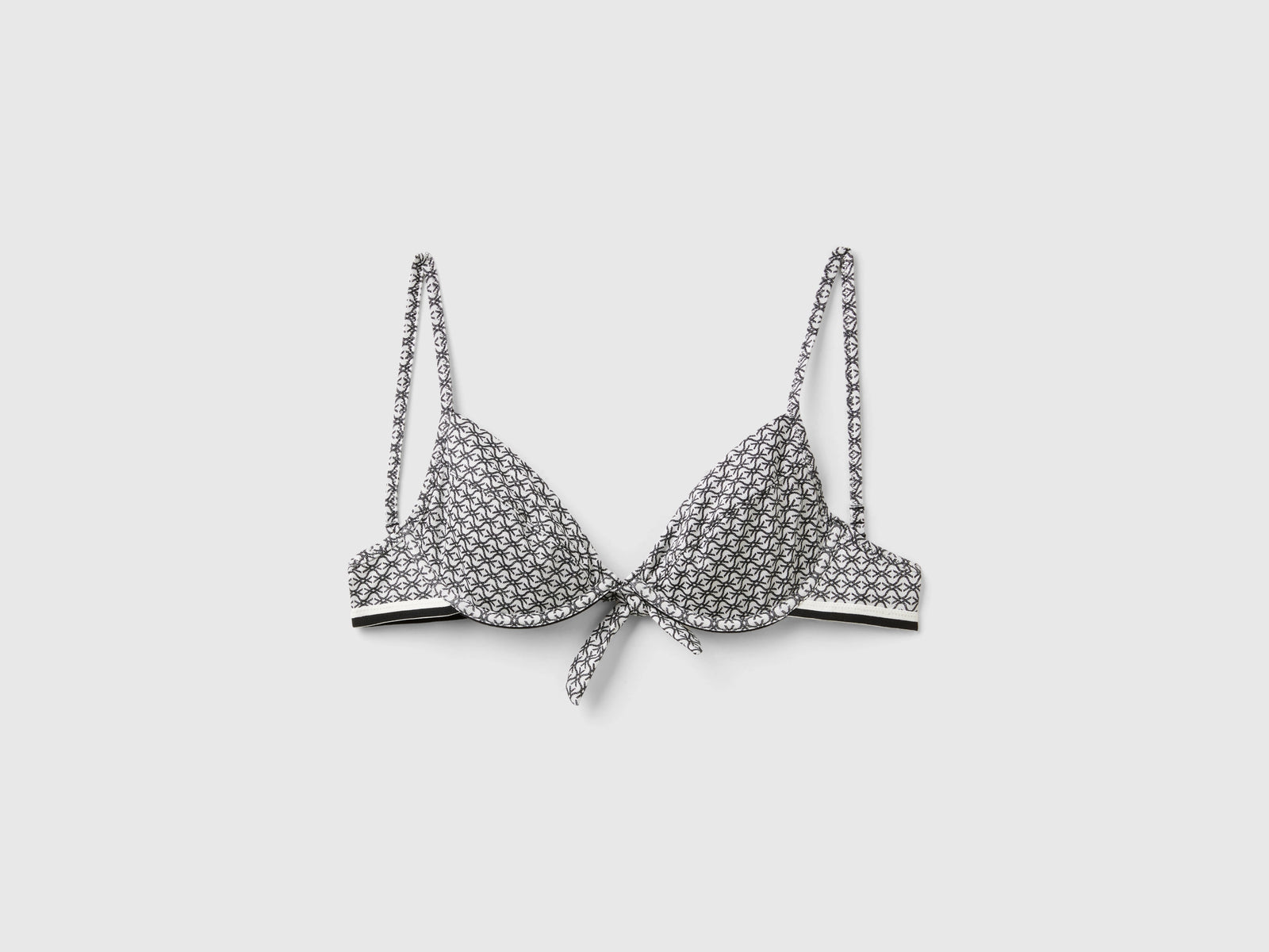 Reggiseno mare Monogram da donna nero | Benetton Outlet