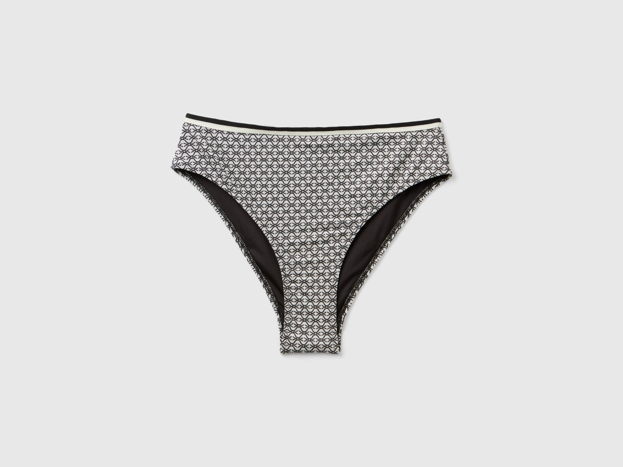 Slip mare a vita alta Monogram da donna nero Undercolors Outlet