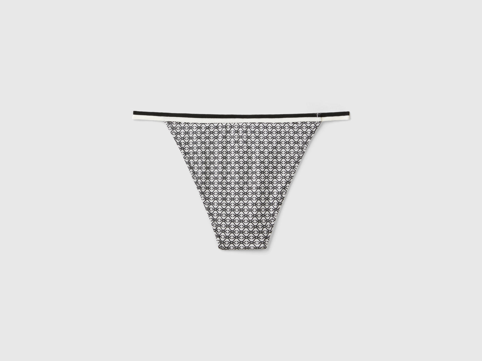 Slip mare basso Monogram da donna nero 2 | Benetton Outlet