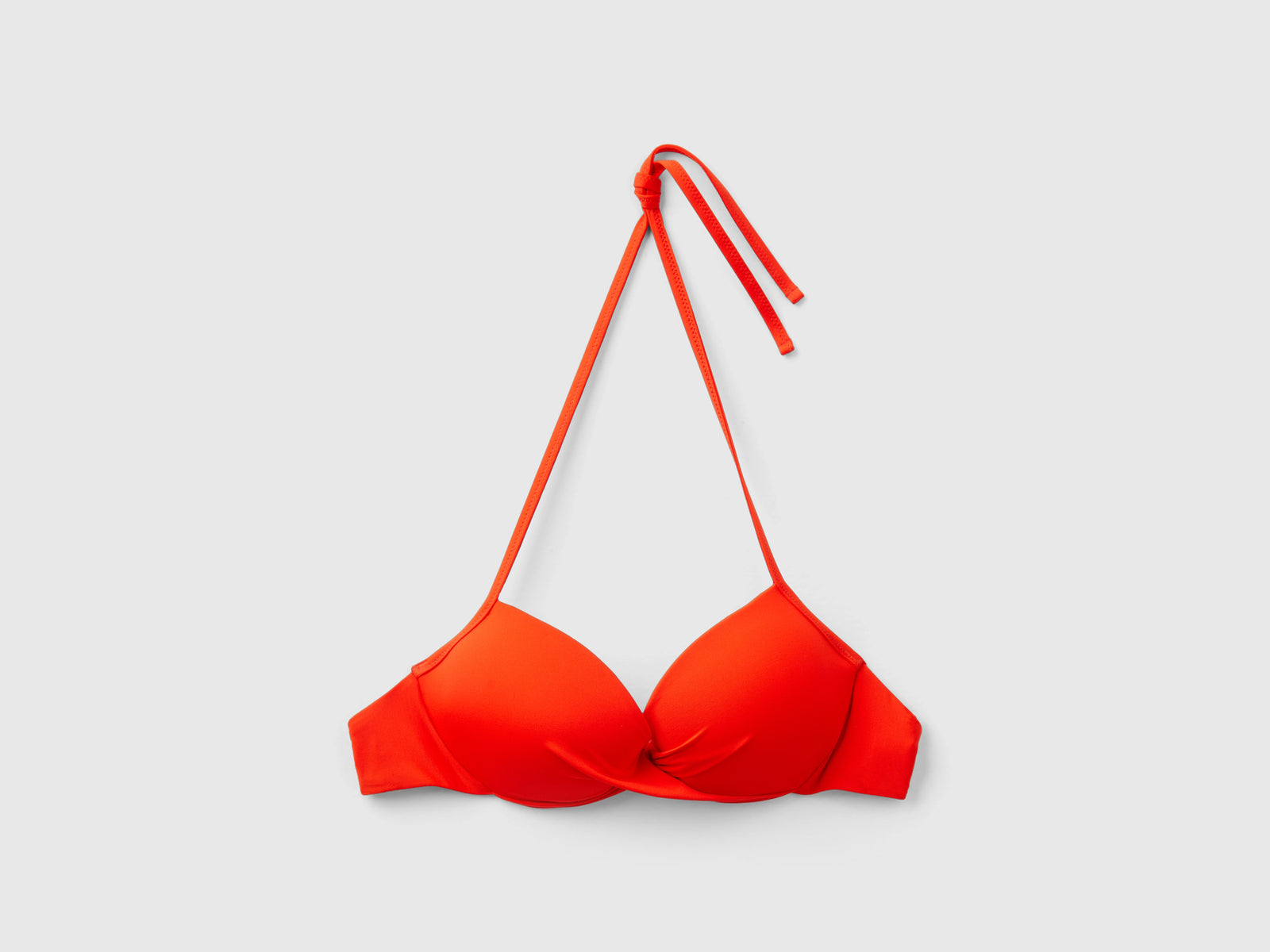 Push up costume in ECONYL® da donna rosso corallo | Benetton Outlet
