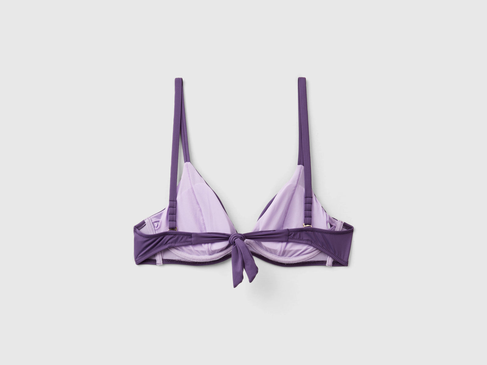Triangolo mare con ferretto in ECONYL® da donna viola 2 | Benetton Outlet