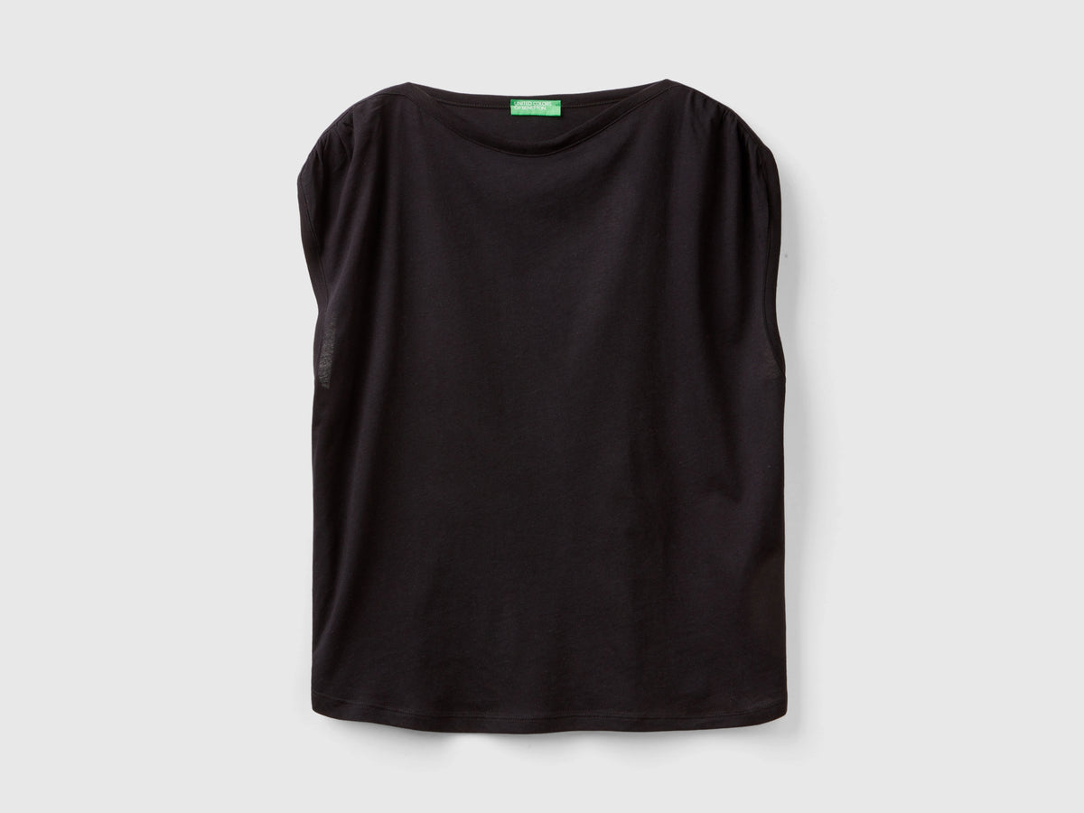Top girocollo regular fit