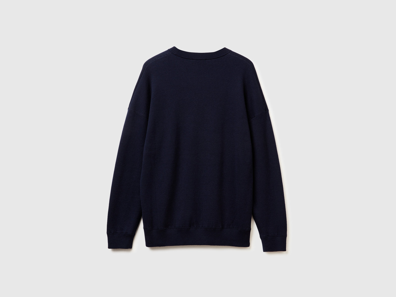Maglia over fit da uomo blu scuro 2 | Benetton Outlet