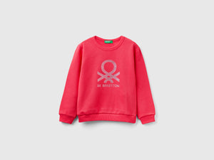 Felpa 100% cotone bio con logo