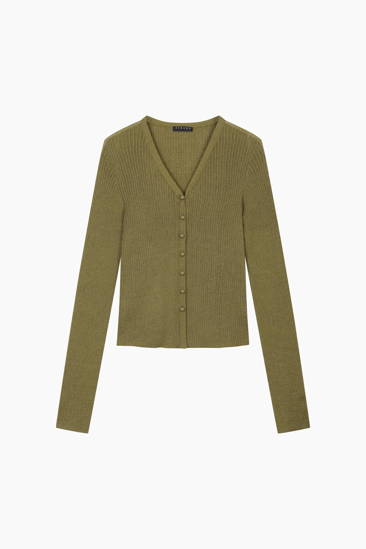 Cardigan bianco con bottoni a perla