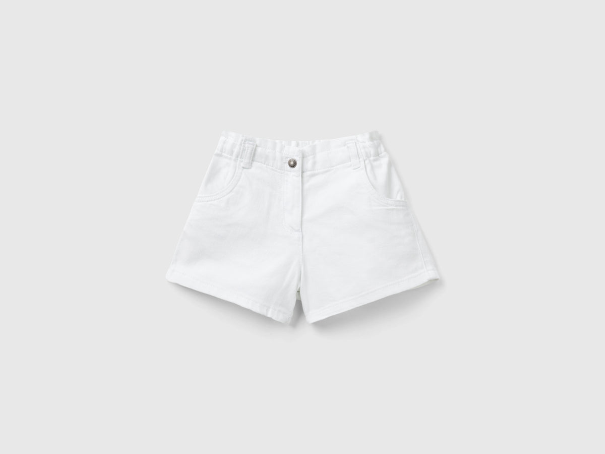 Shorts paperbag in cotone stretch