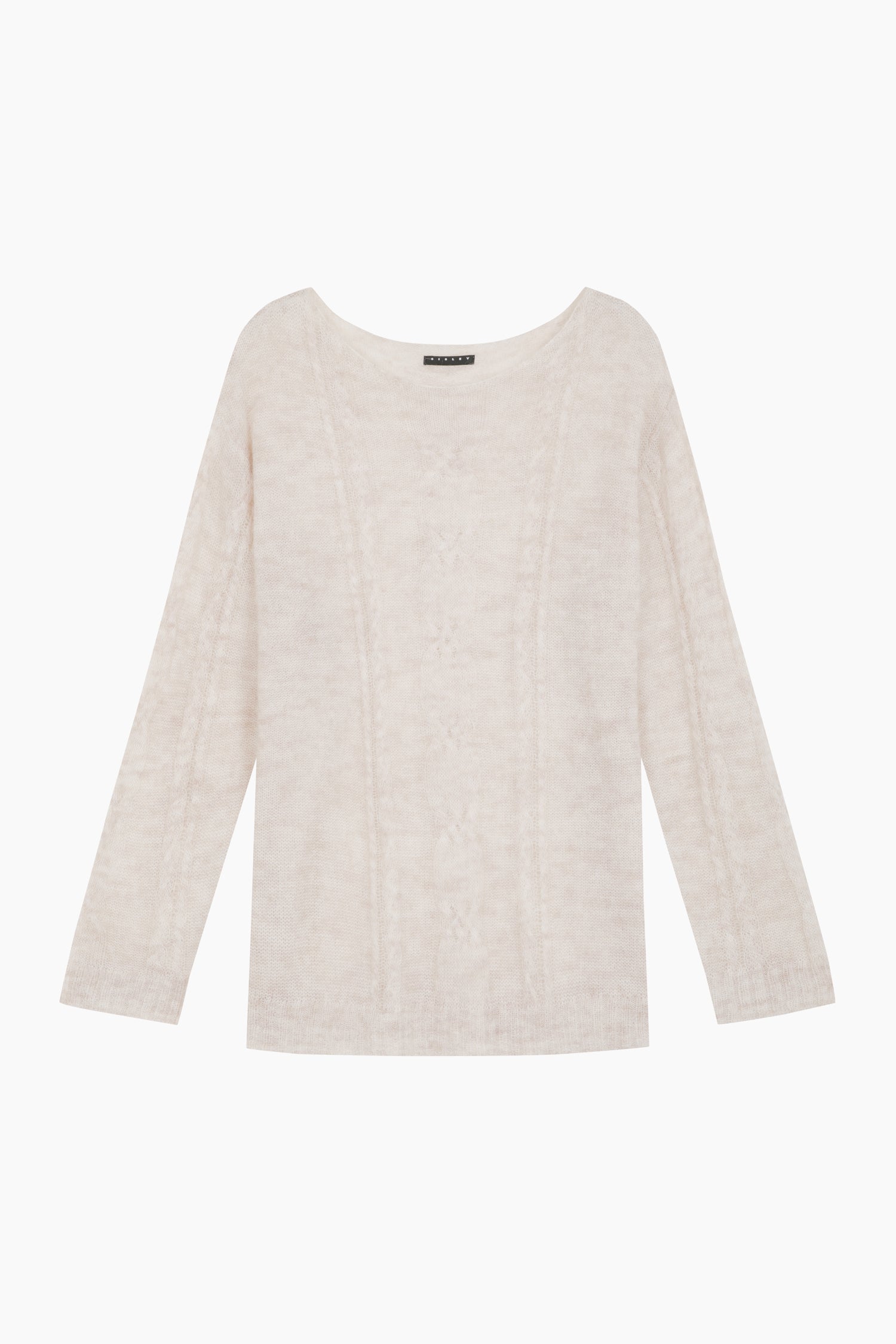 Maglia con trecce da donna bianco panna | Sisley Outlet