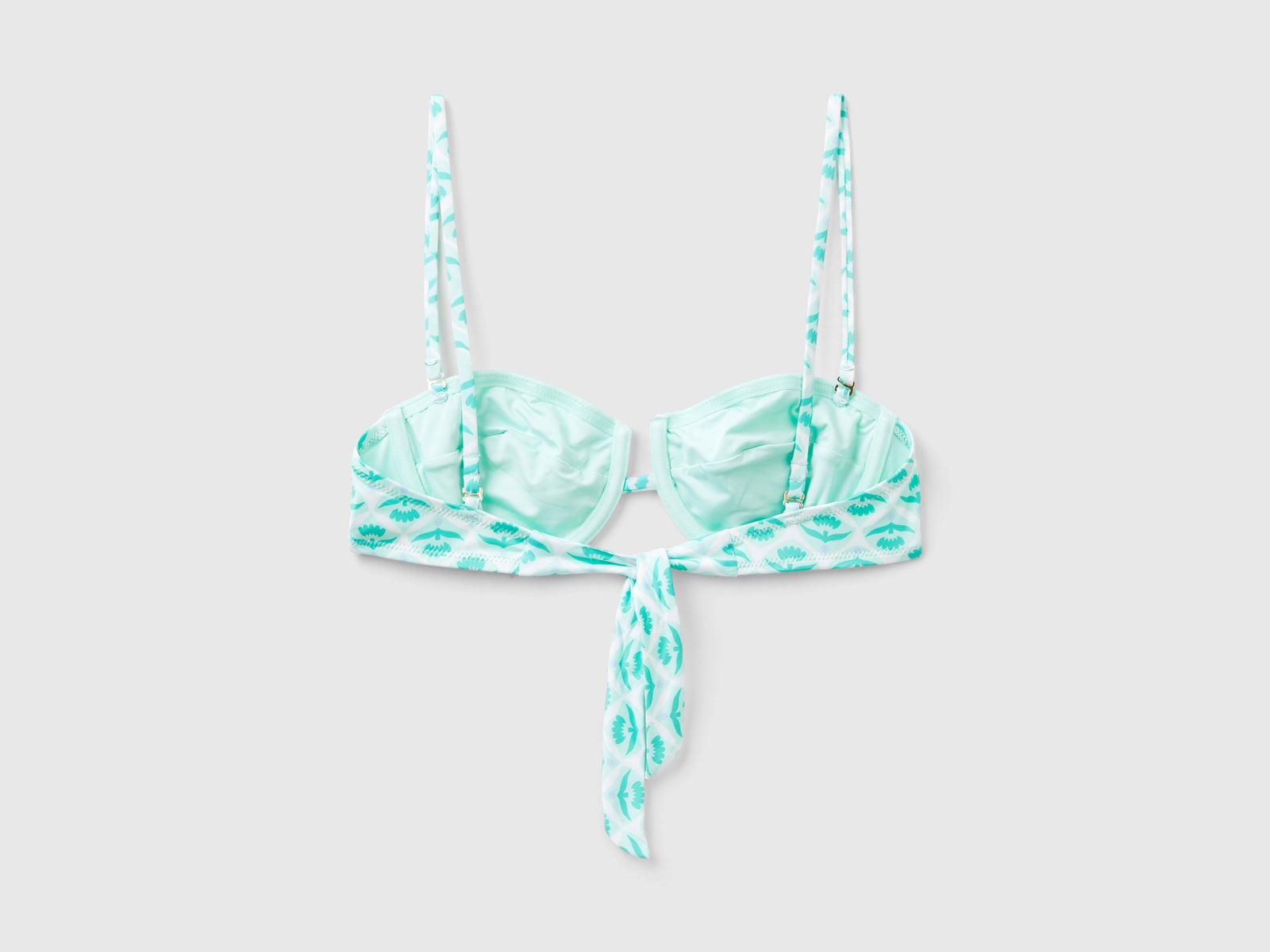 Fascia mare con stampa fiori da donna turchese 2 | Benetton Outlet