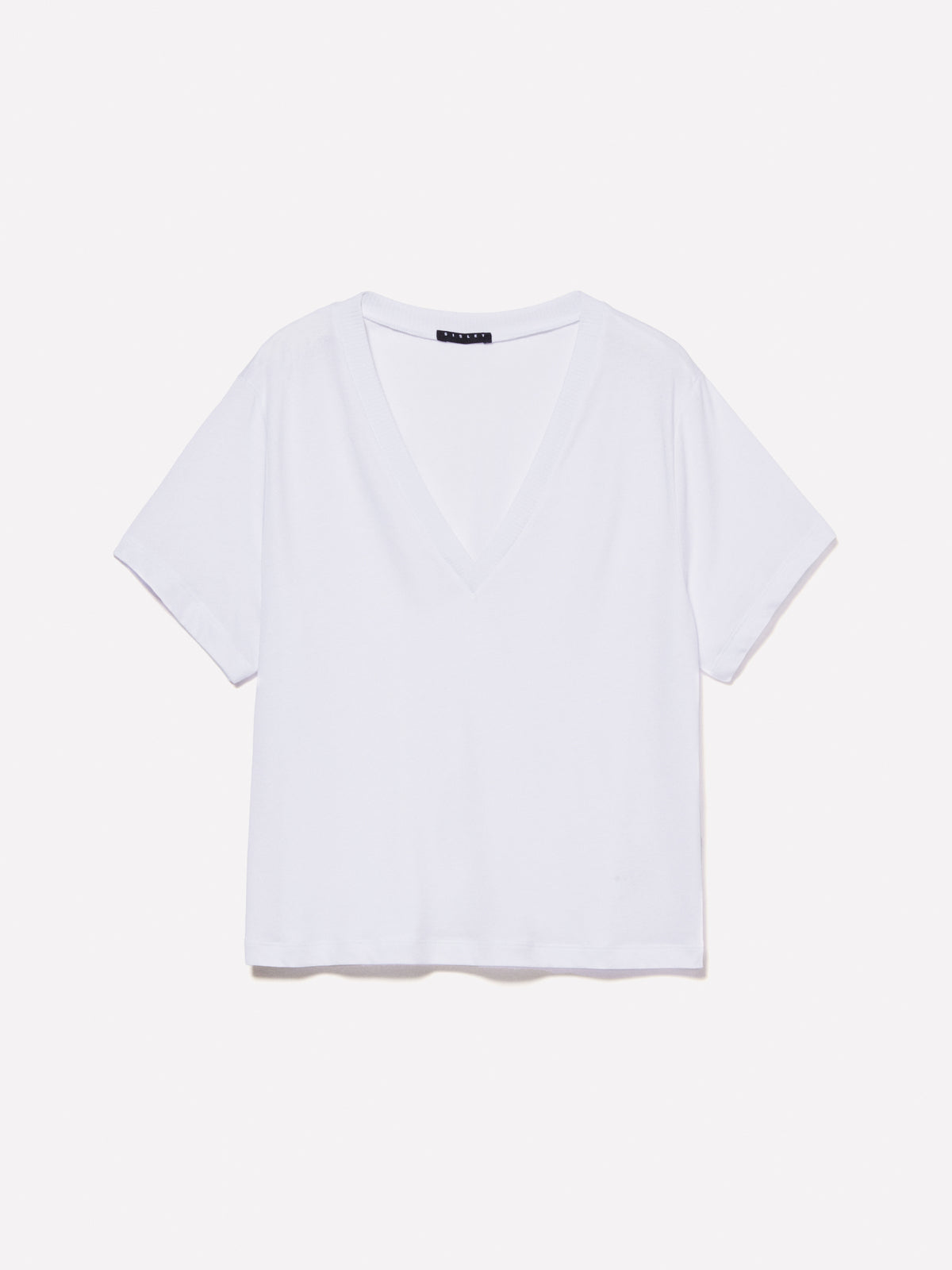 T-shirt con scollo a V