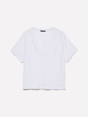 T-shirt con scollo a V