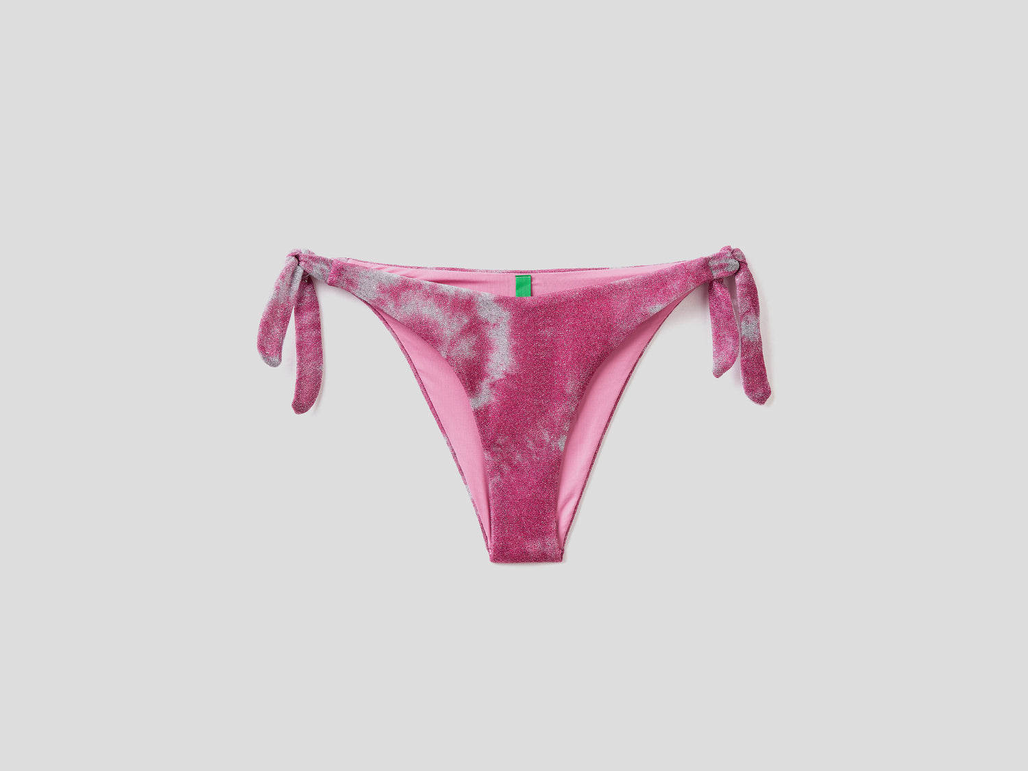 Slip mare in lurex ed ECONYL® da donna rosa | Benetton Outlet