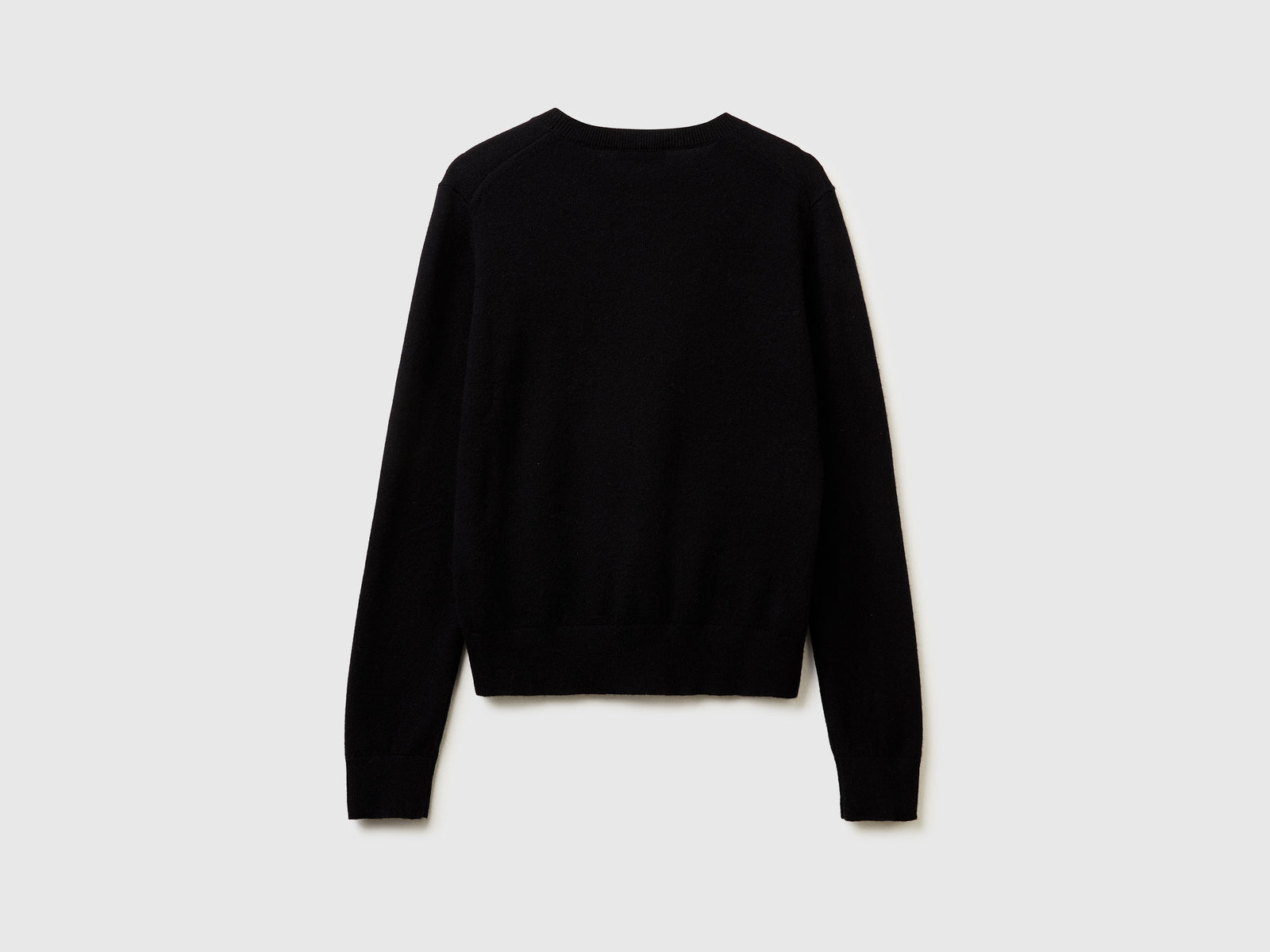 Maglioncino in puro cashmere da donna nero 2 | Benetton Outlet