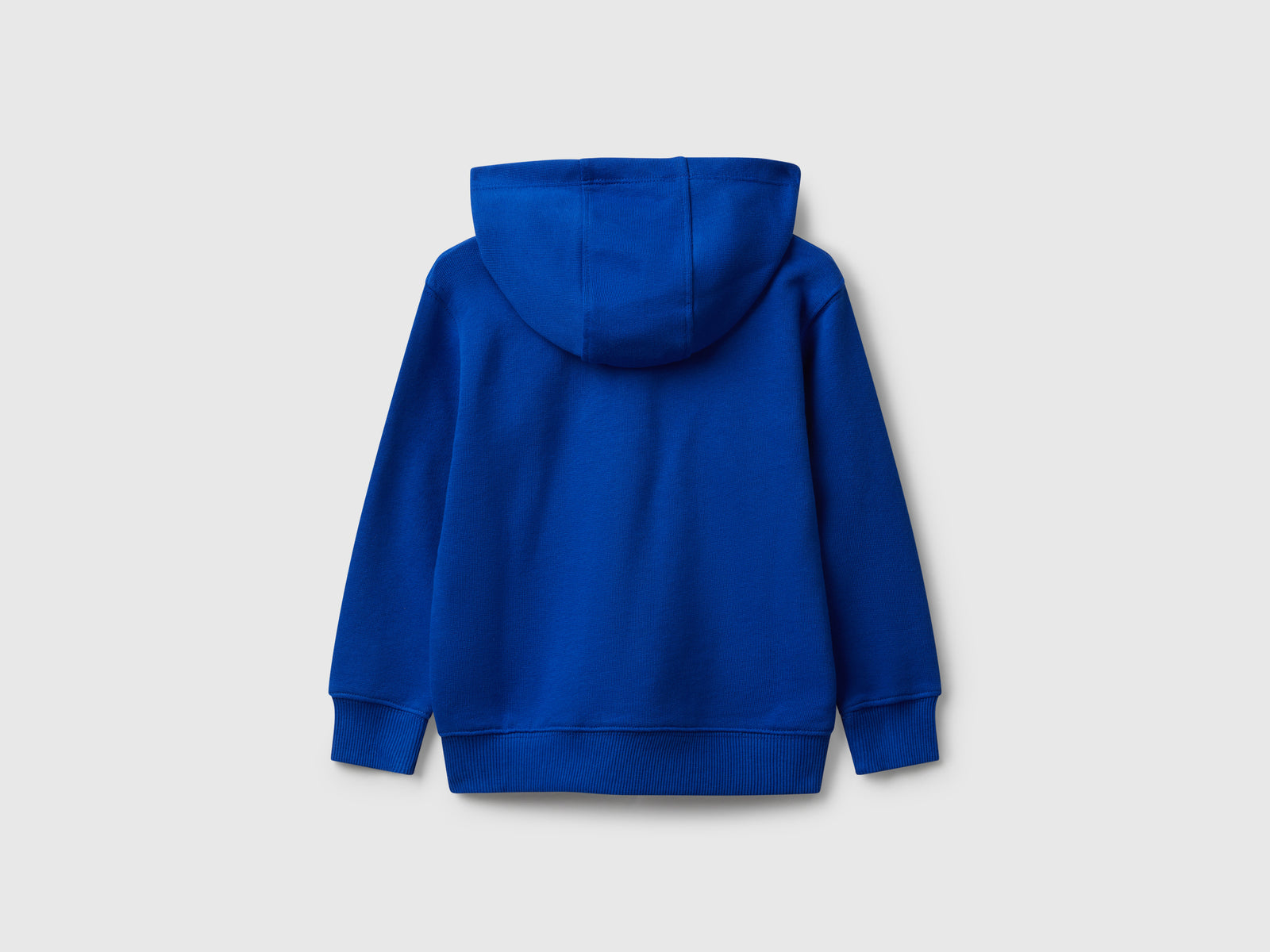 Felpa con cappuccio e ricamo da bimbo bluette 2 | Benetton Outlet
