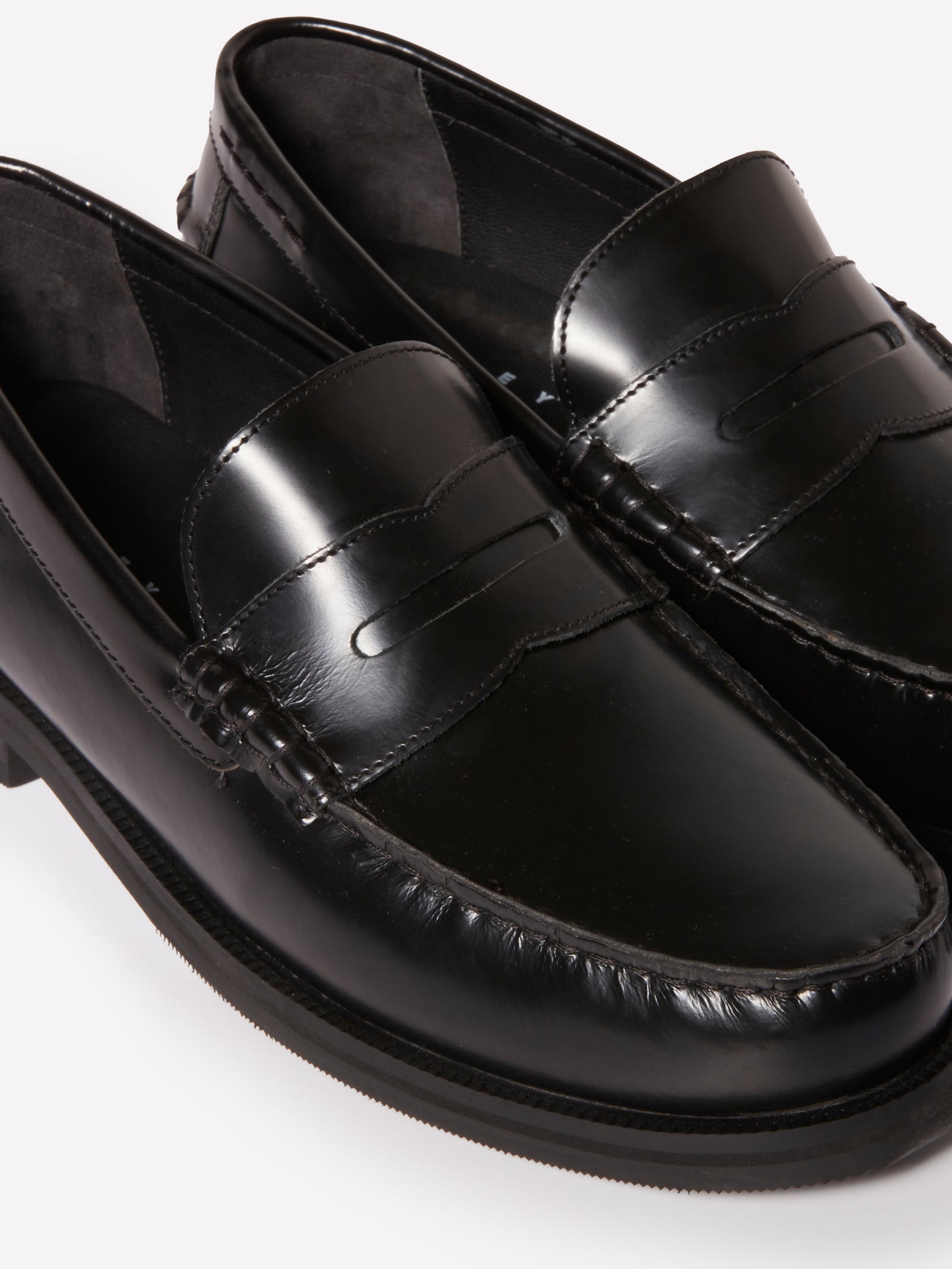 Mocassini in pelle da uomo nero 3 | Sisley Outlet