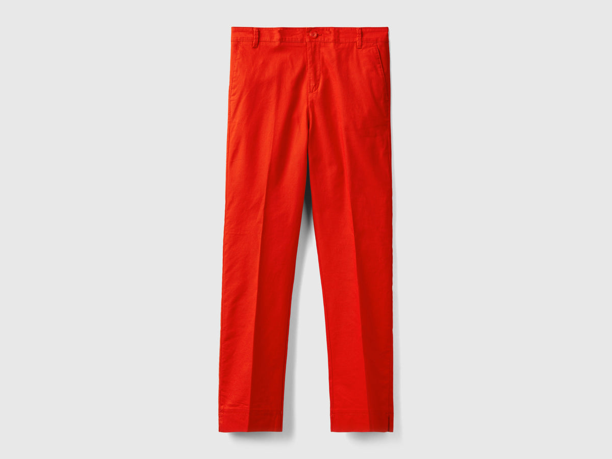 Chino in cotone stretch