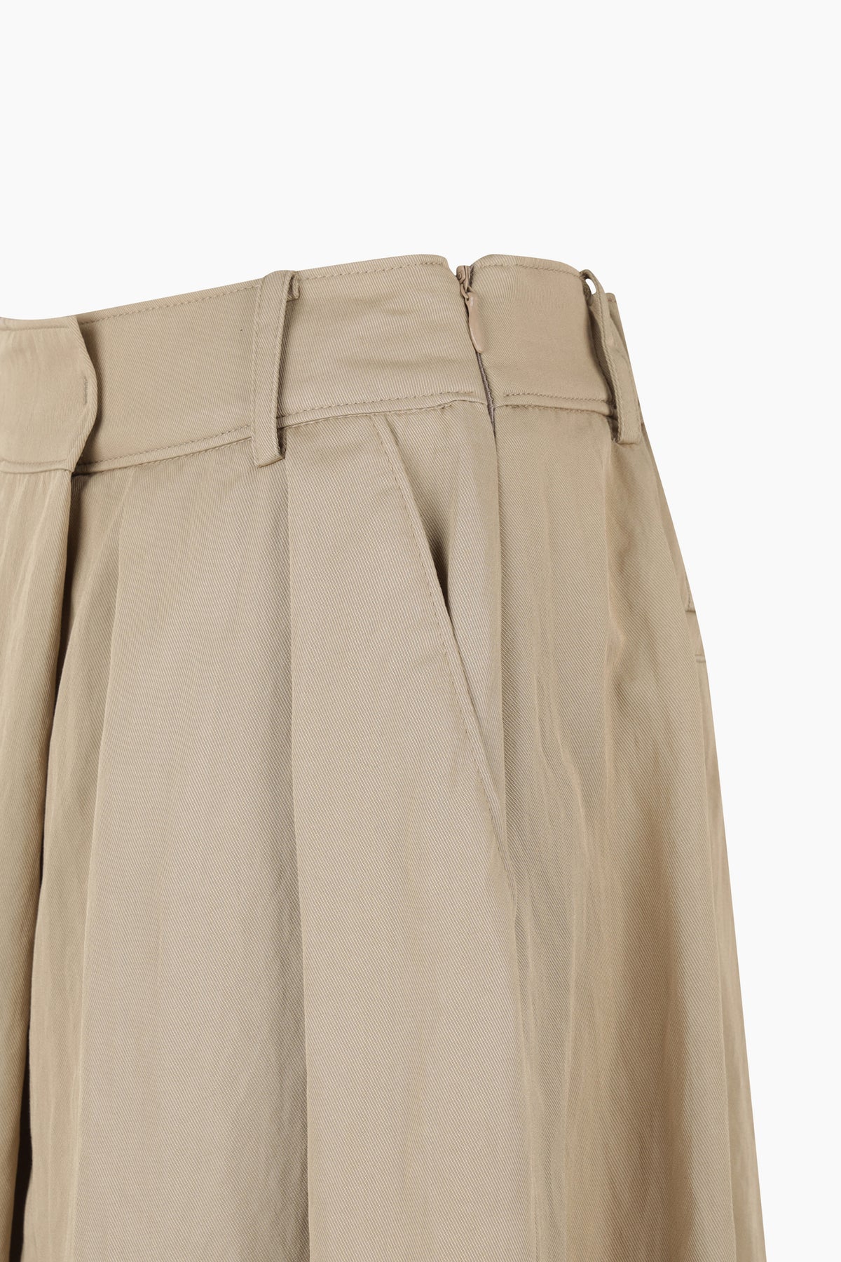 Gonna pantalone con pieghe