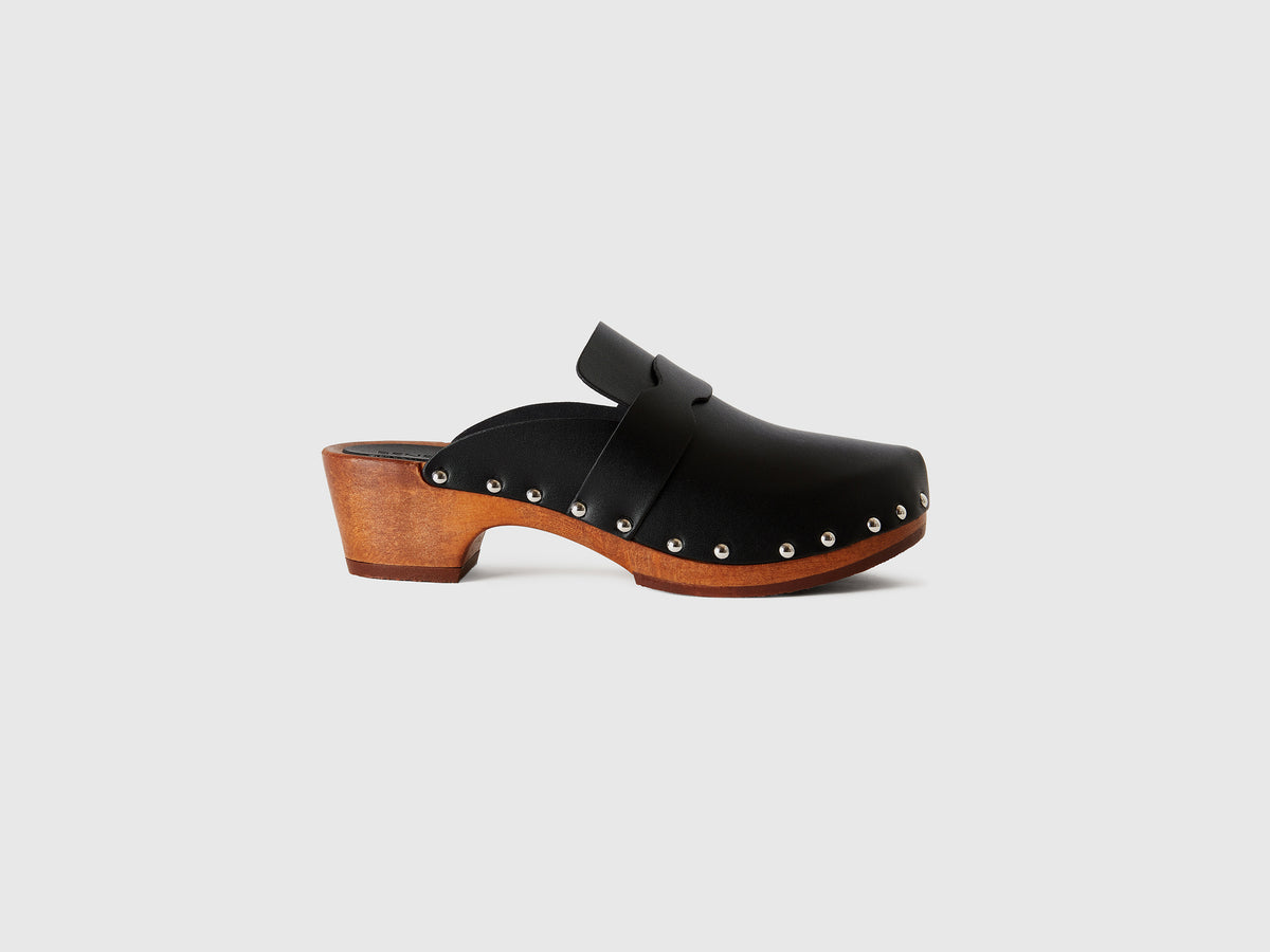 Studded clogs da donna nero | Benetton Outlet