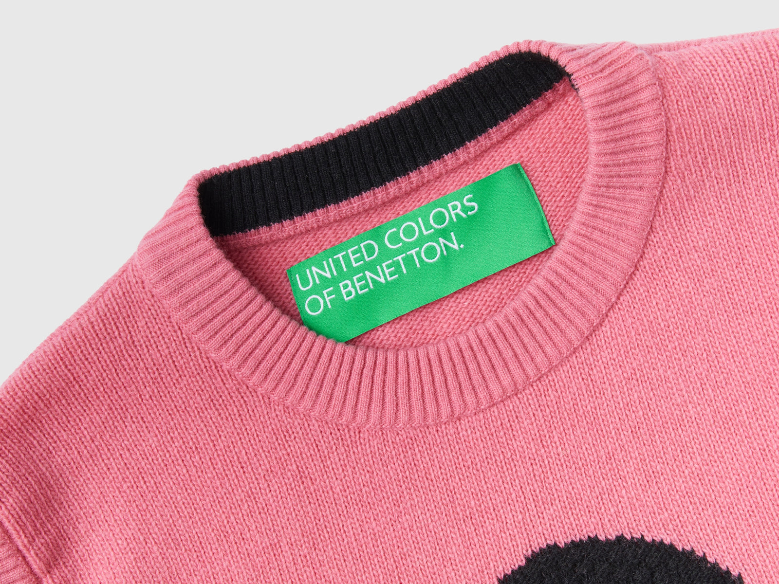 Gilet con intarsio floreale da donna rosa 3 | Benetton Outlet