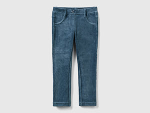 Pantaloni in ciniglia a costine