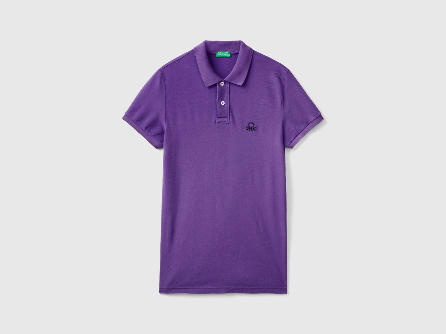 Polo slim fit da uomo viola | Benetton Outlet
