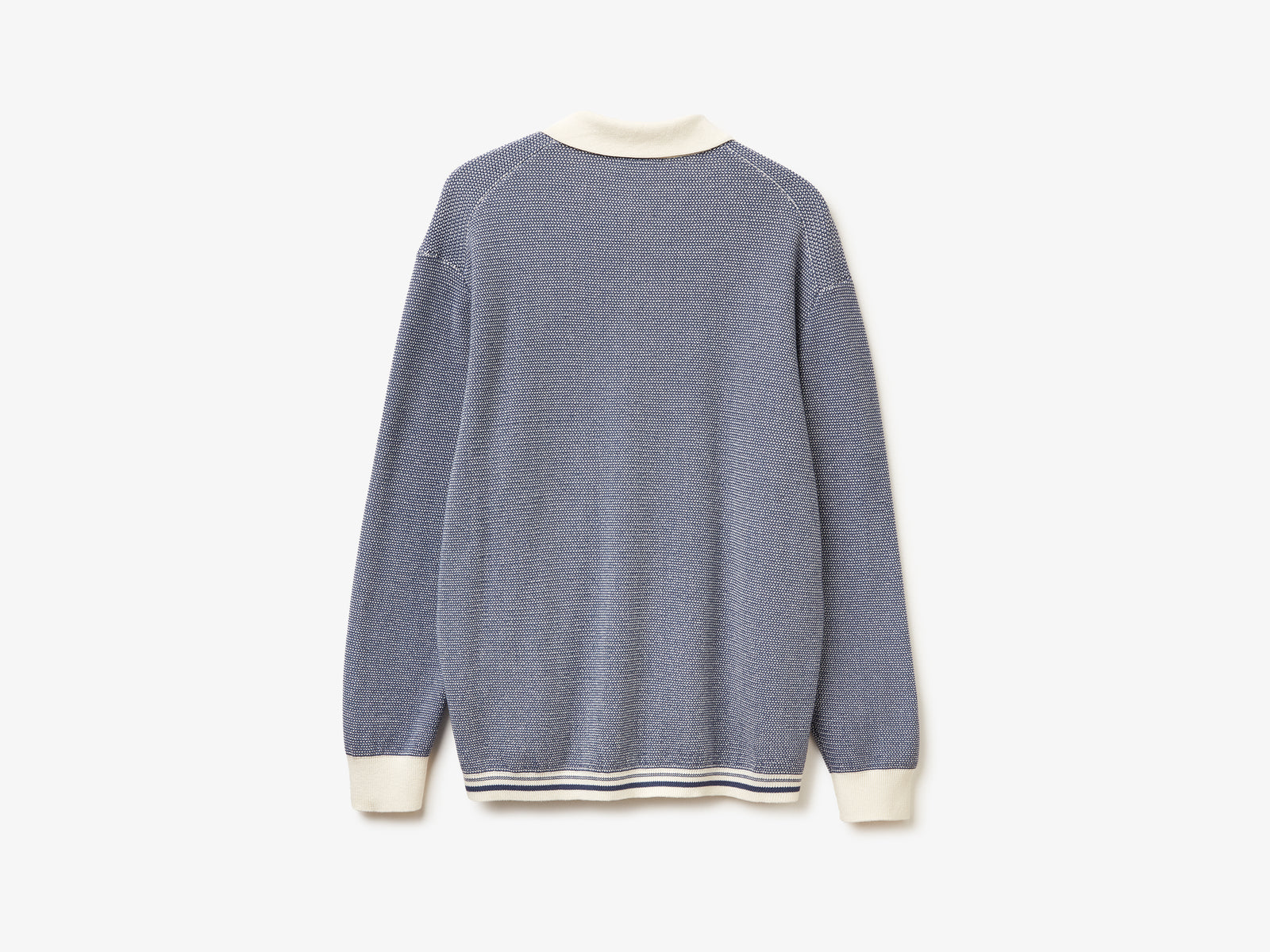 Polo in maglia 100% cotone da uomo avio 2 | Benetton Outlet