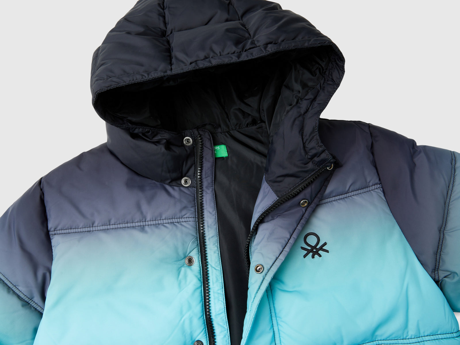 Giubbotto effetto sfumato da bambino multi-color 3 | Benetton Outlet