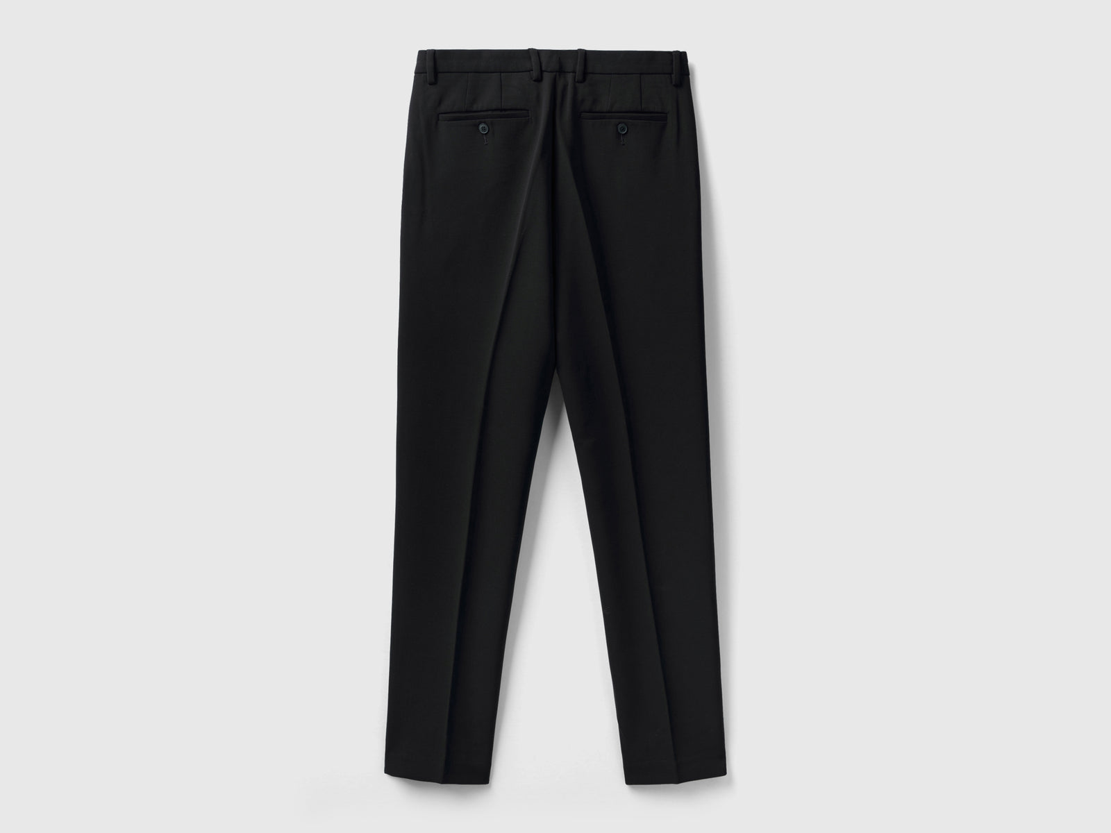 Pantaloni fluidi slim fit da uomo nero 2 | Benetton Outlet