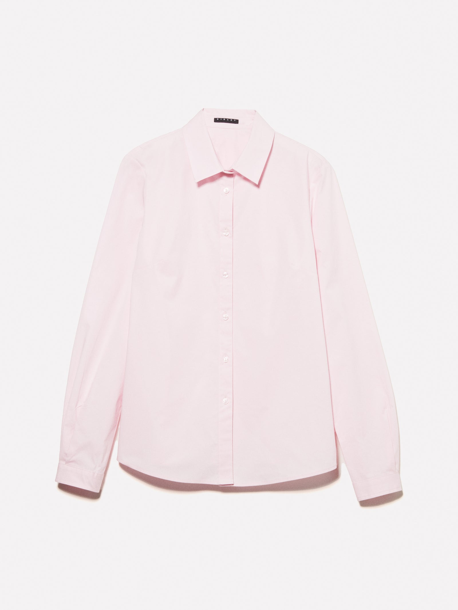 Camicia rosa slim fit da donna rosa tenue | Sisley Outlet