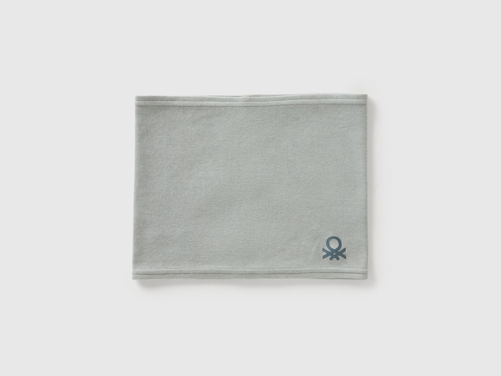 Scaldacollo in cotone stretch da bimbo grigio 2 | Benetton Outlet