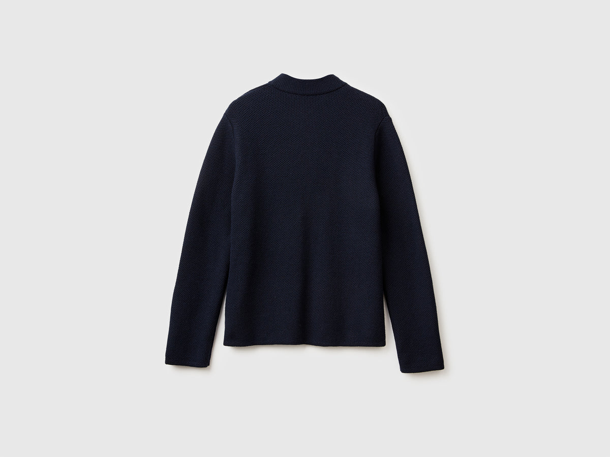 Giacca in maglia misto lana e cashmere